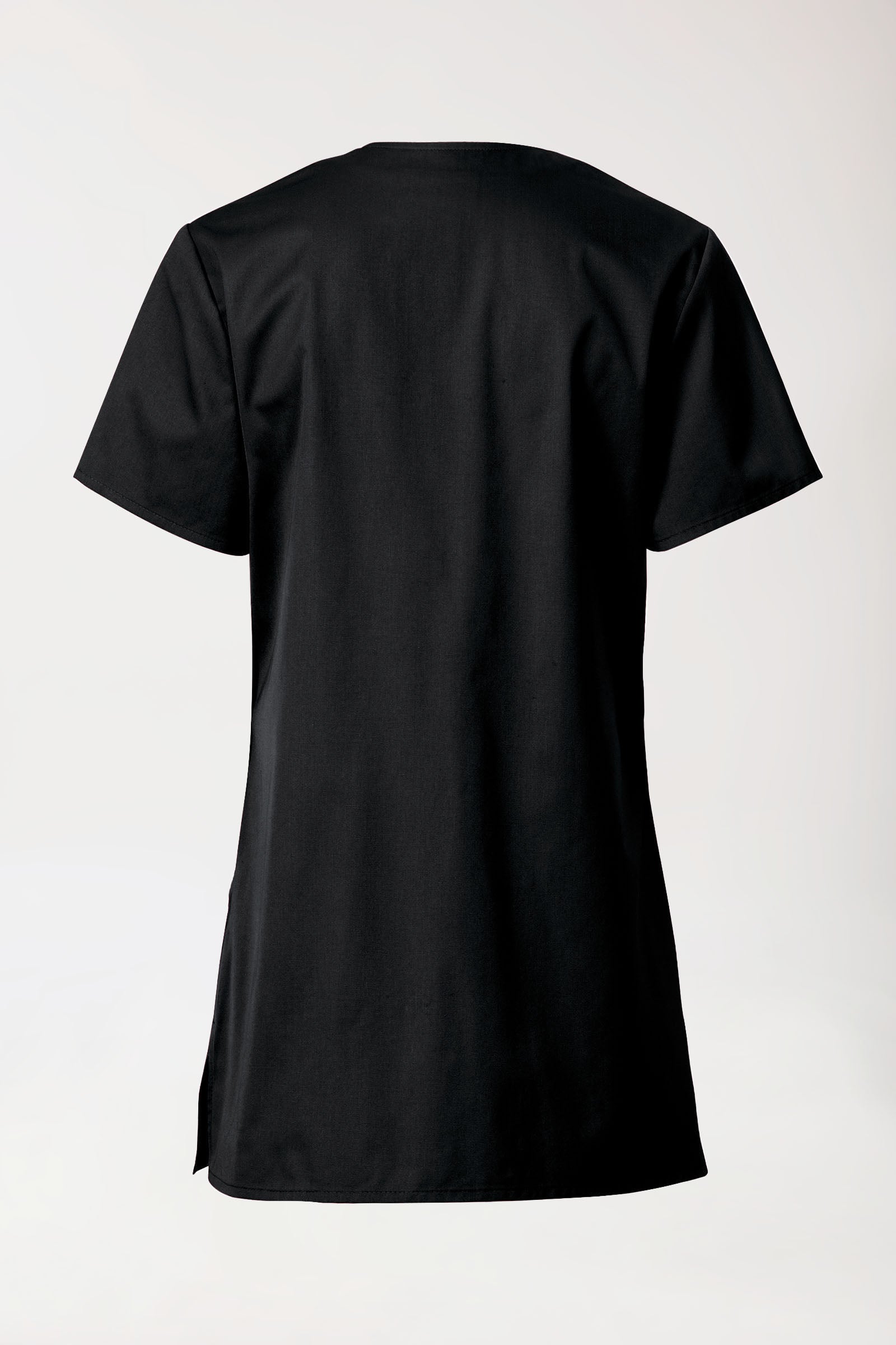 Beauty Kasack Damen - durchgeknöpft schwarz