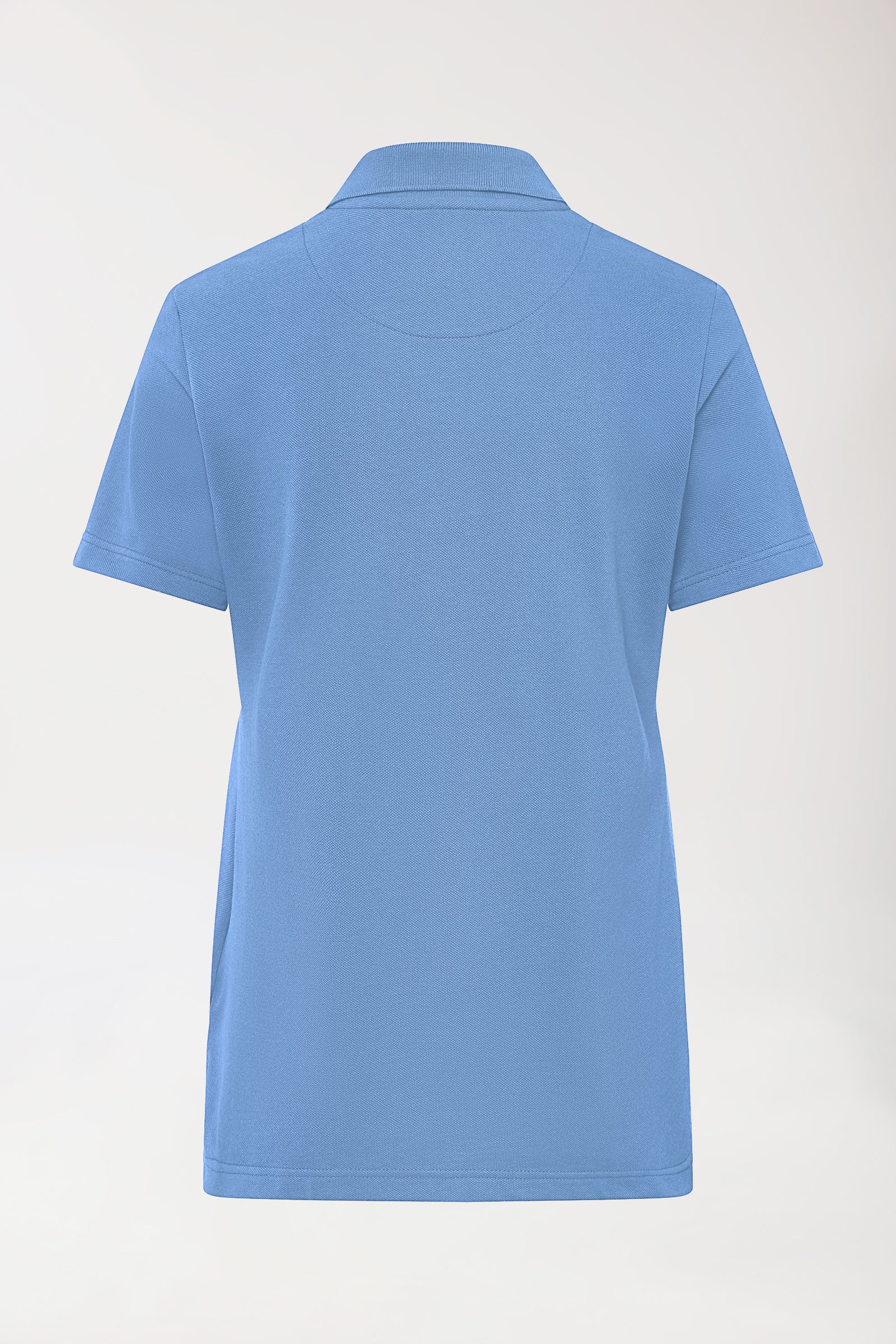 CORE Shirt Damen - Polokragen himmelblau