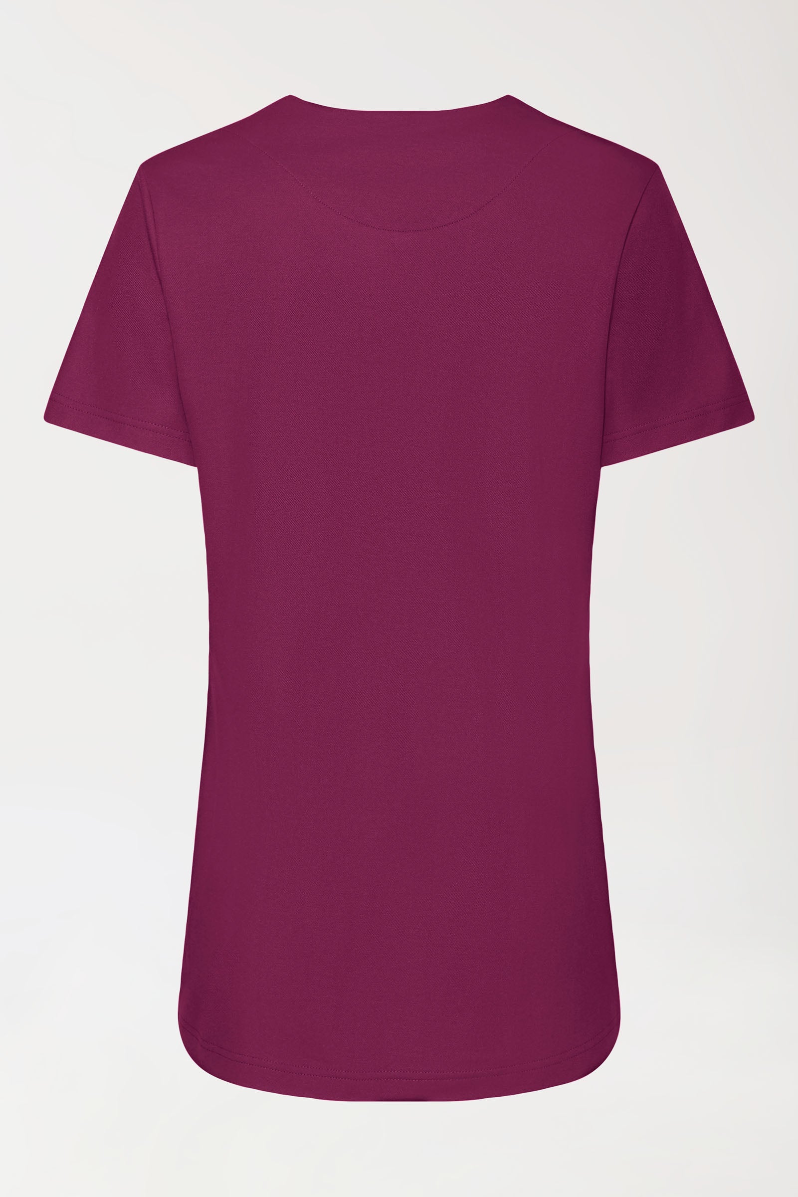 COMFY FLEX Stretch Schlupfkasack Damen - Herzausschnitt berry, Rückansicht 