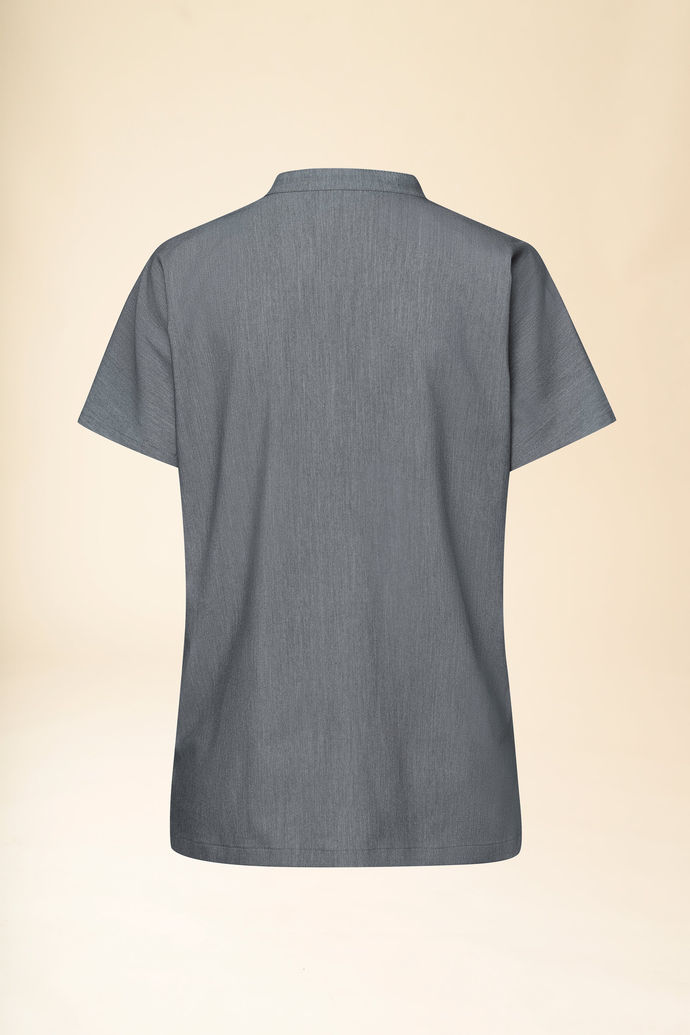 KAERE Schlupfkasack Damen - Stehkragen grau melange