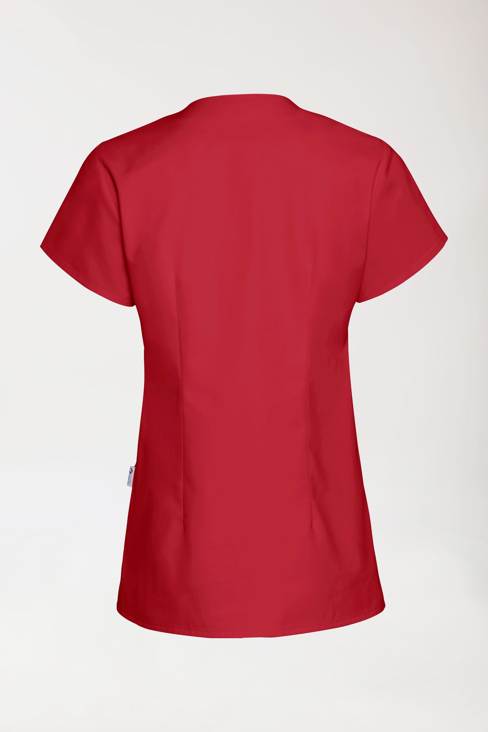 JUST STRONG Schlupfkasack Damen - eckiger Ausschnitt rot