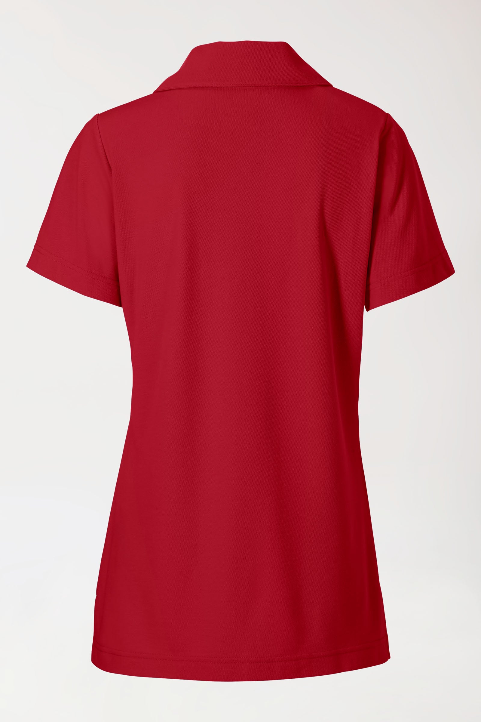 COMFY FLEX Stretch Schlupfkasack Damen - Schalkragen rot