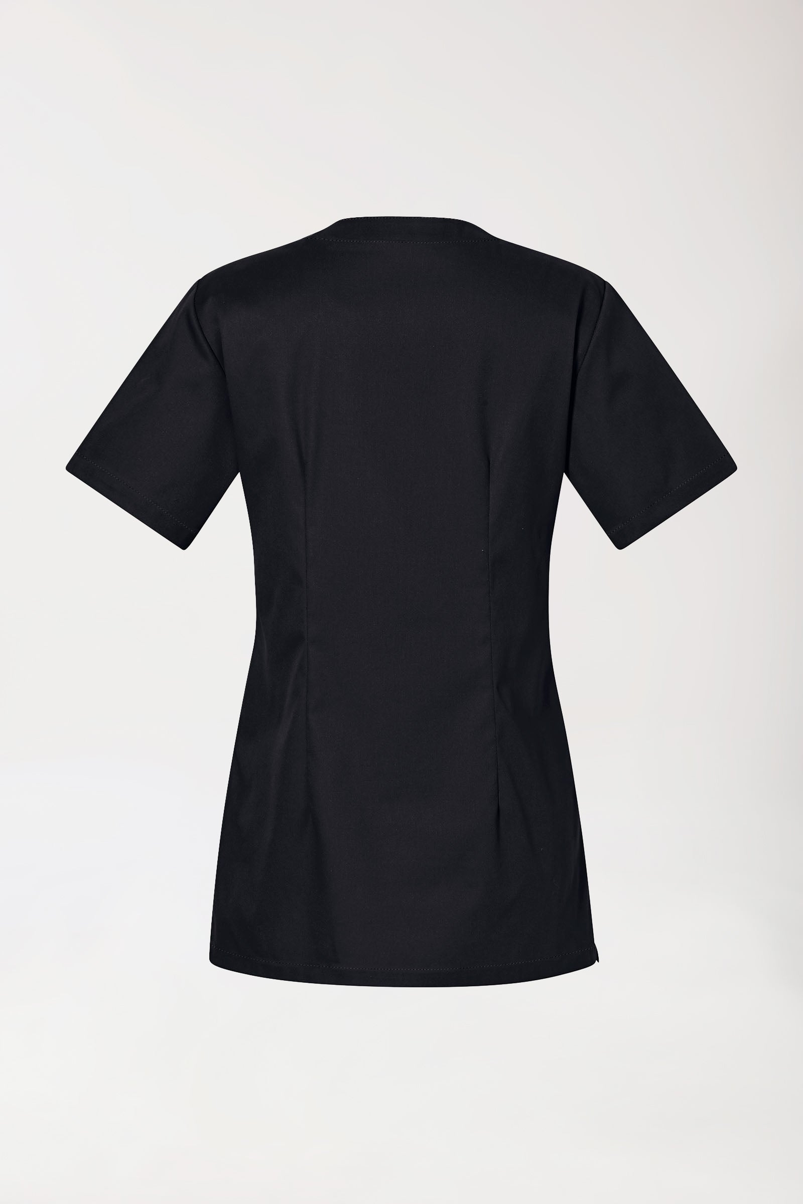 CLINIC STRETCH Schlupfkasack Damen - 1/2 Arm schwarz