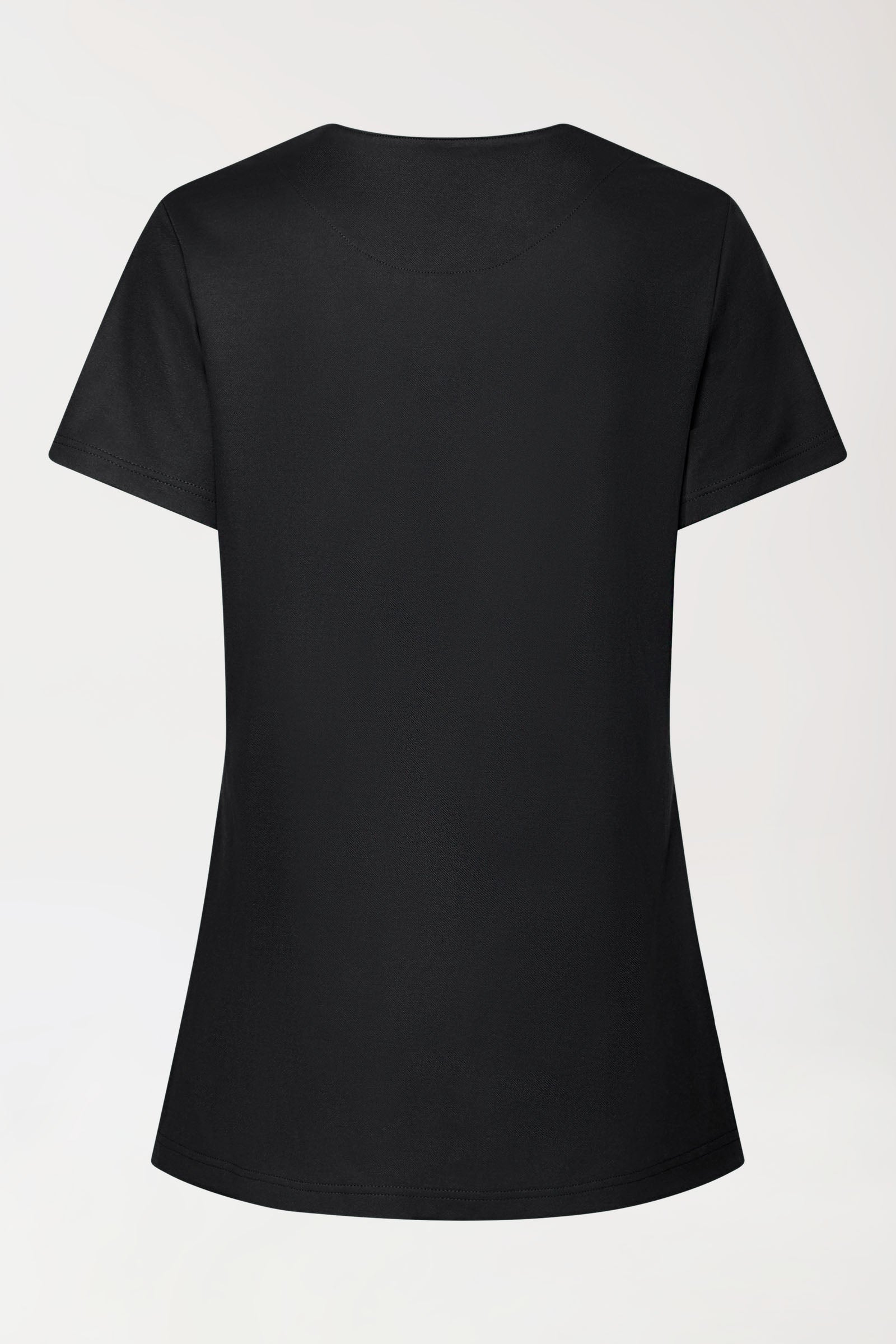 COMFY FLEX Stretch Schlupfkasack Damen - mit Druckknöpfen schwarz