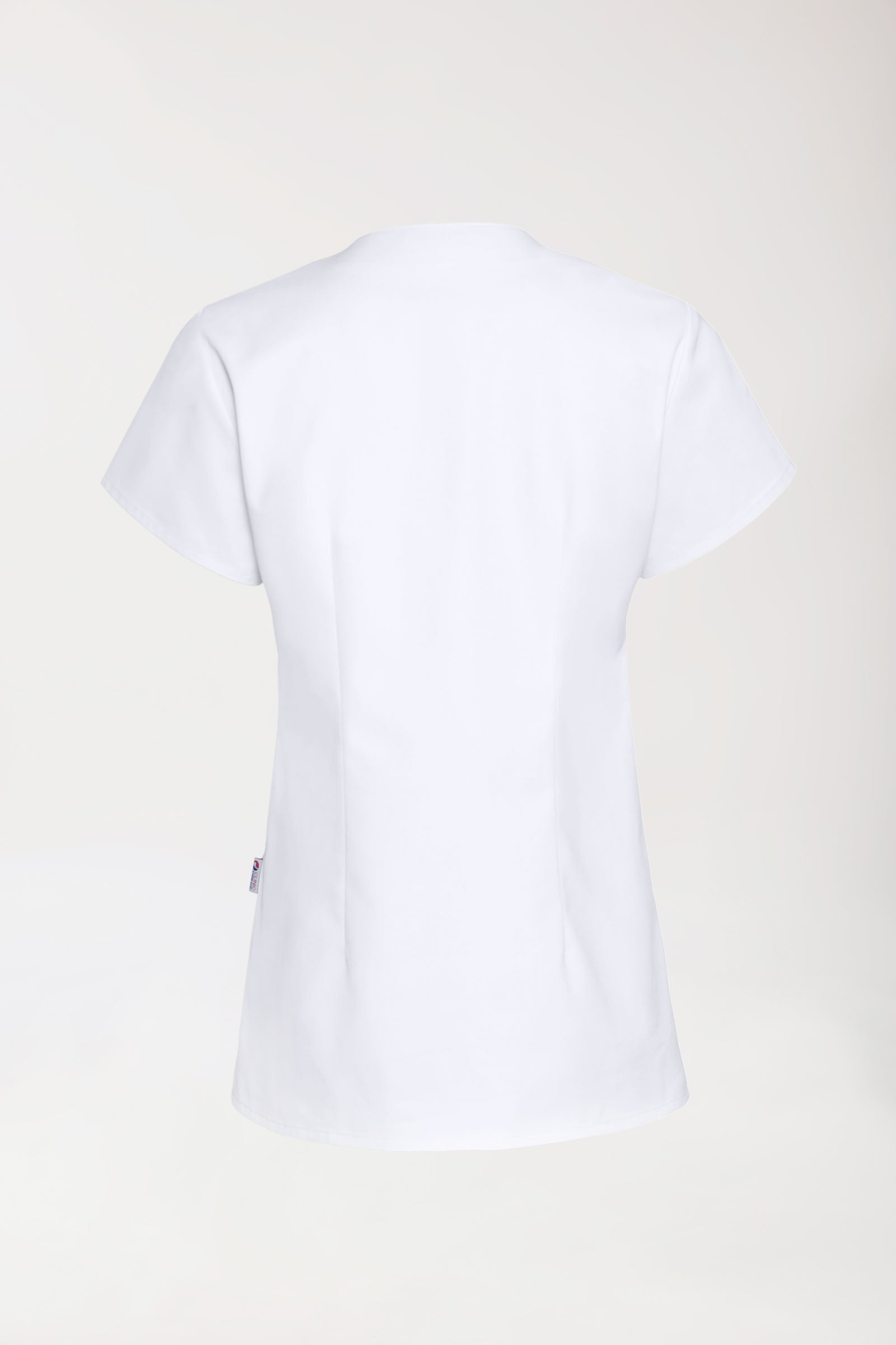 JUST STRONG Schlupfkasack Damen - eckiger Ausschnitt weiß