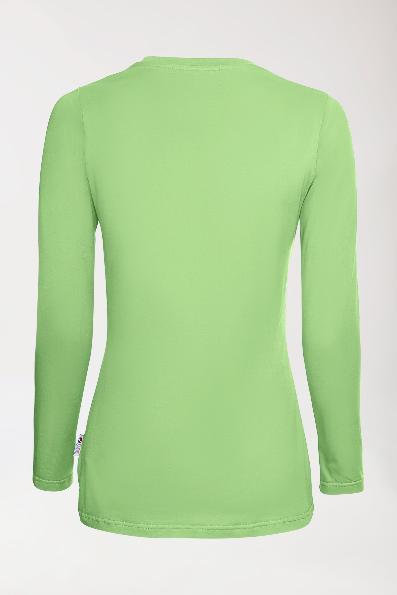CORE Shirt Damen - 1/1 Arm apfelgrün, Rückansicht 