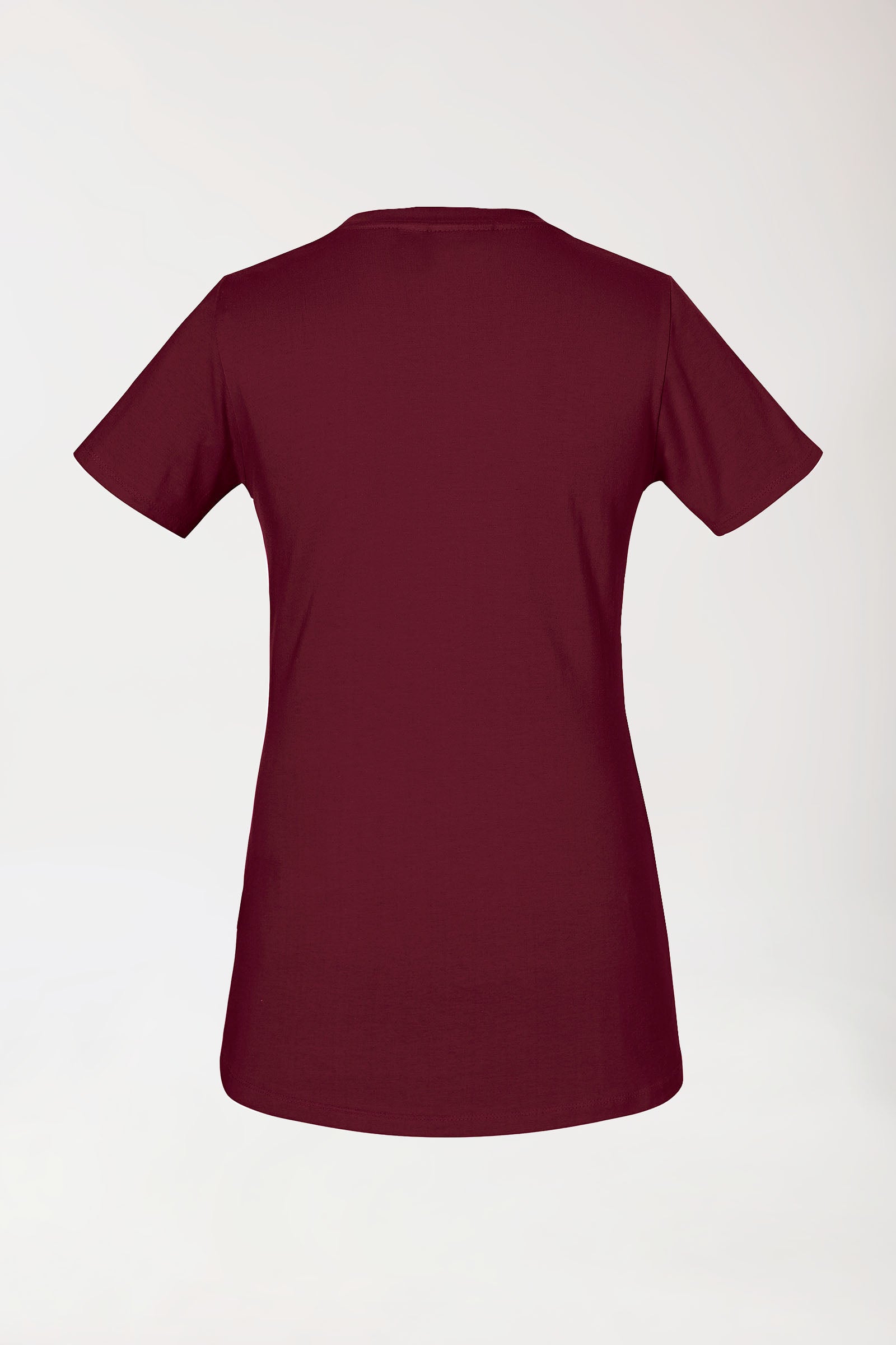 CORE Shirt Damen - Rundhals bordeaux