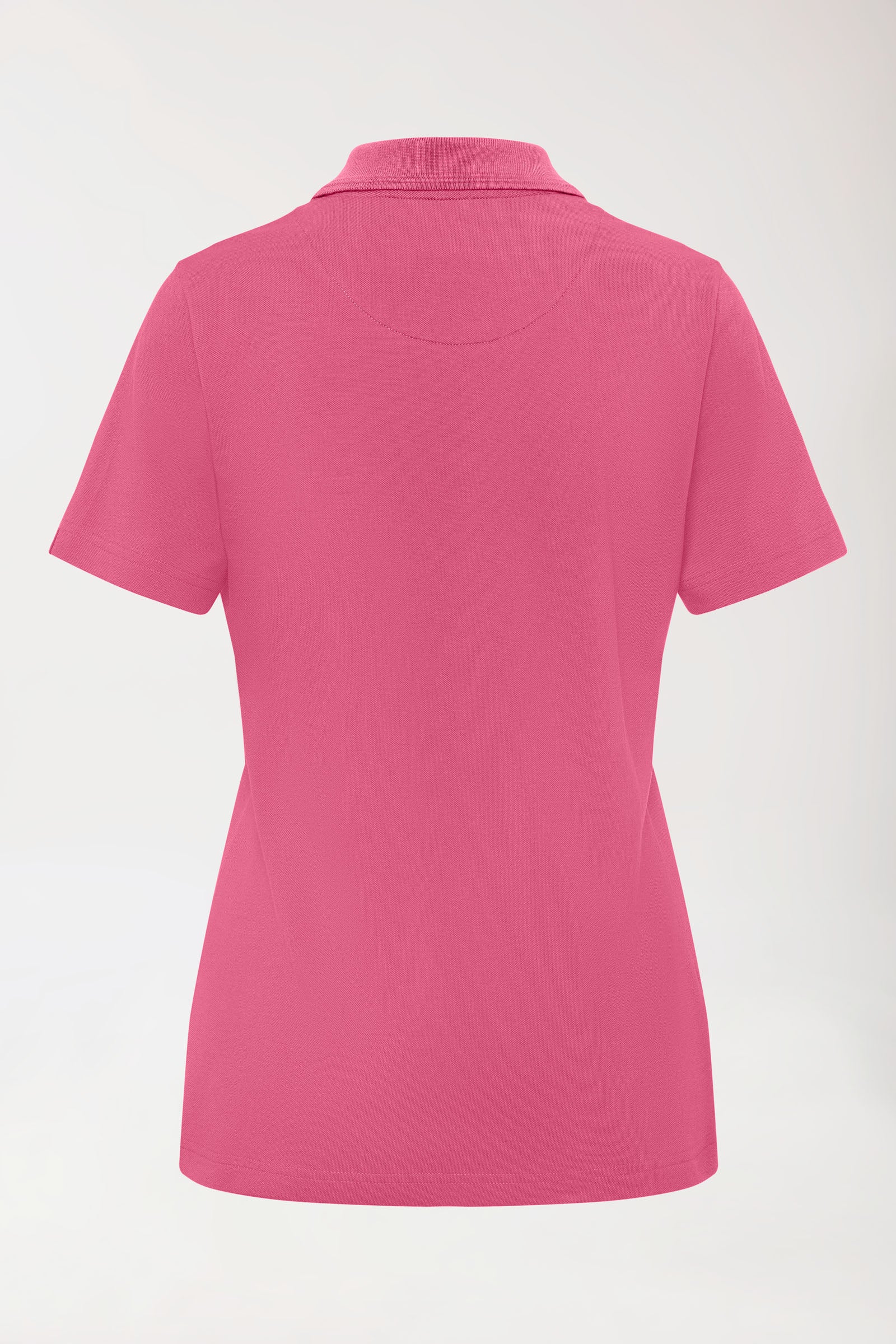 COMFY FLEX Stretch Shirt Damen - Polokragen rosenholz, Rückansicht 