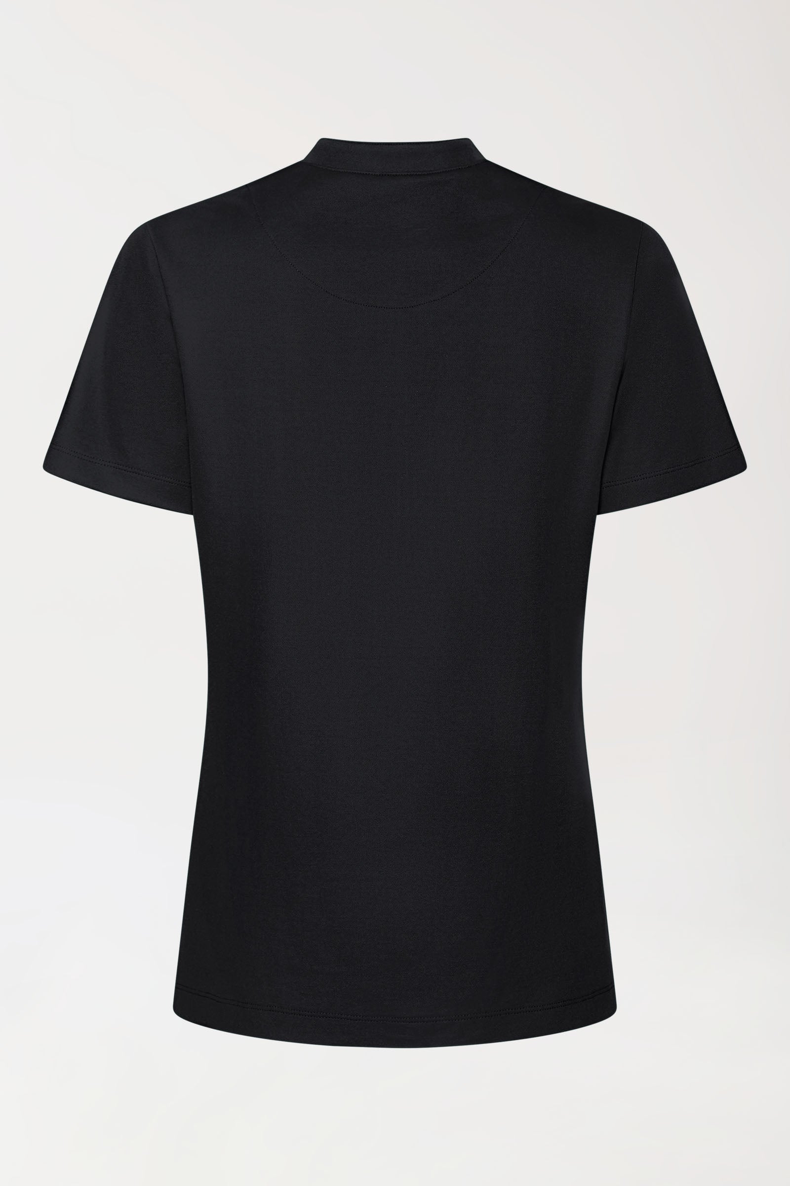 COMFY FLEX Stretch Shirt Damen - Stehkragen schwarz