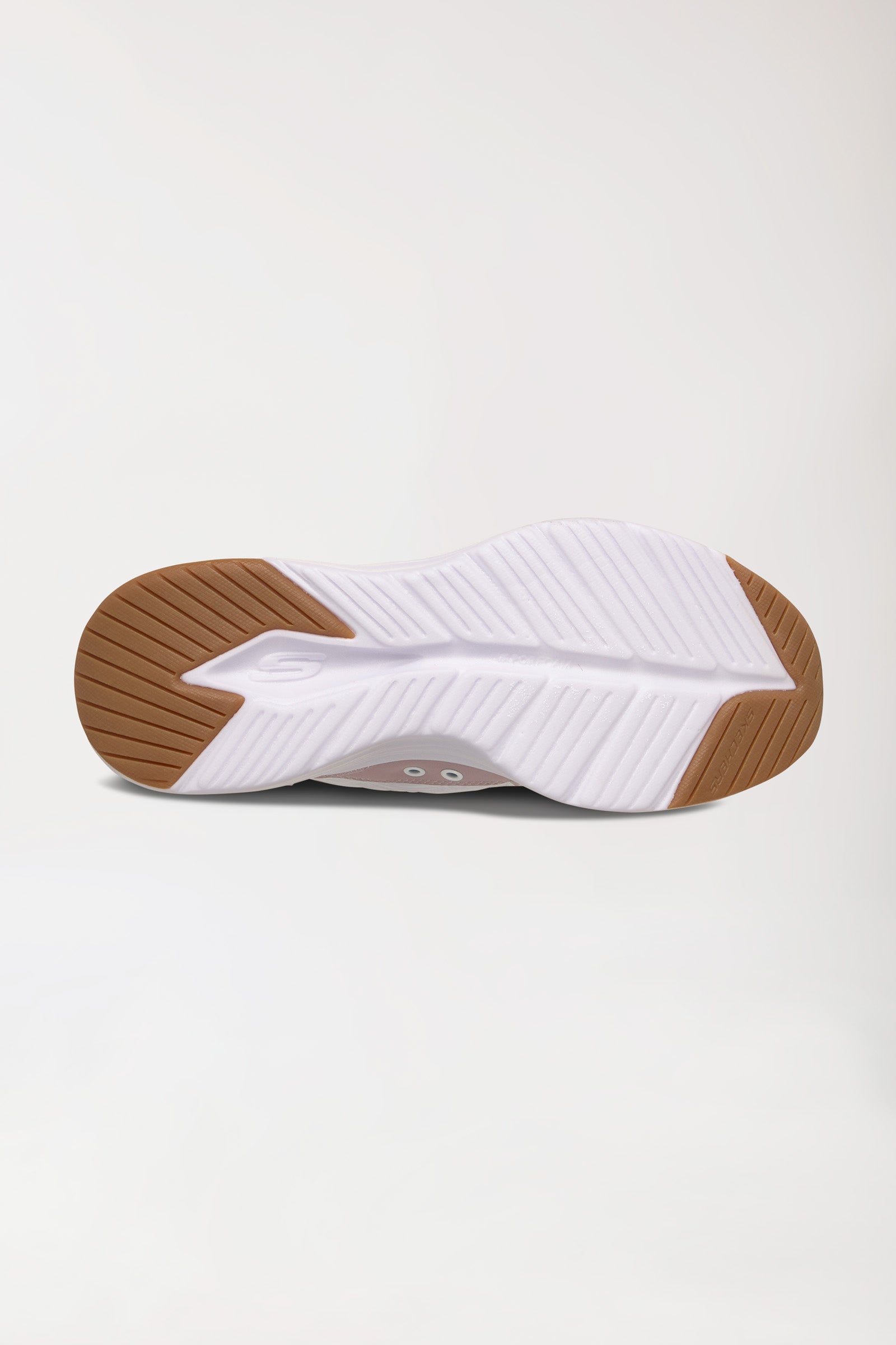 Damen Sneaker-SKECHERS Slip-ins-weiß/rosé, Rückansicht 