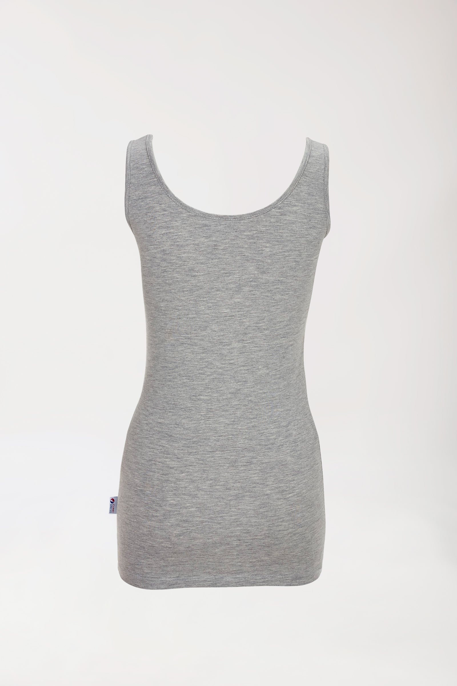 CORE Top Damen - Rundhals grau melange
