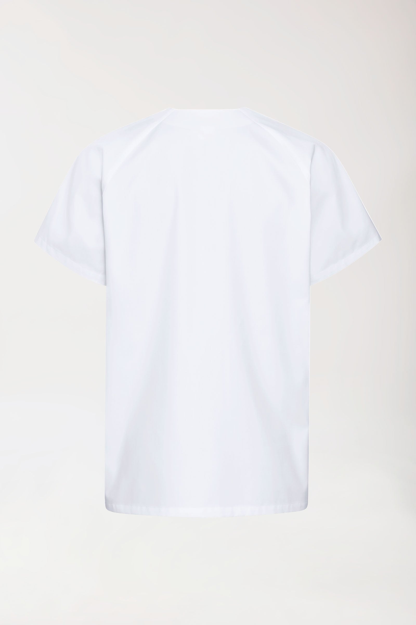 CORE Kasack Herren - durchgeknöpft weiß