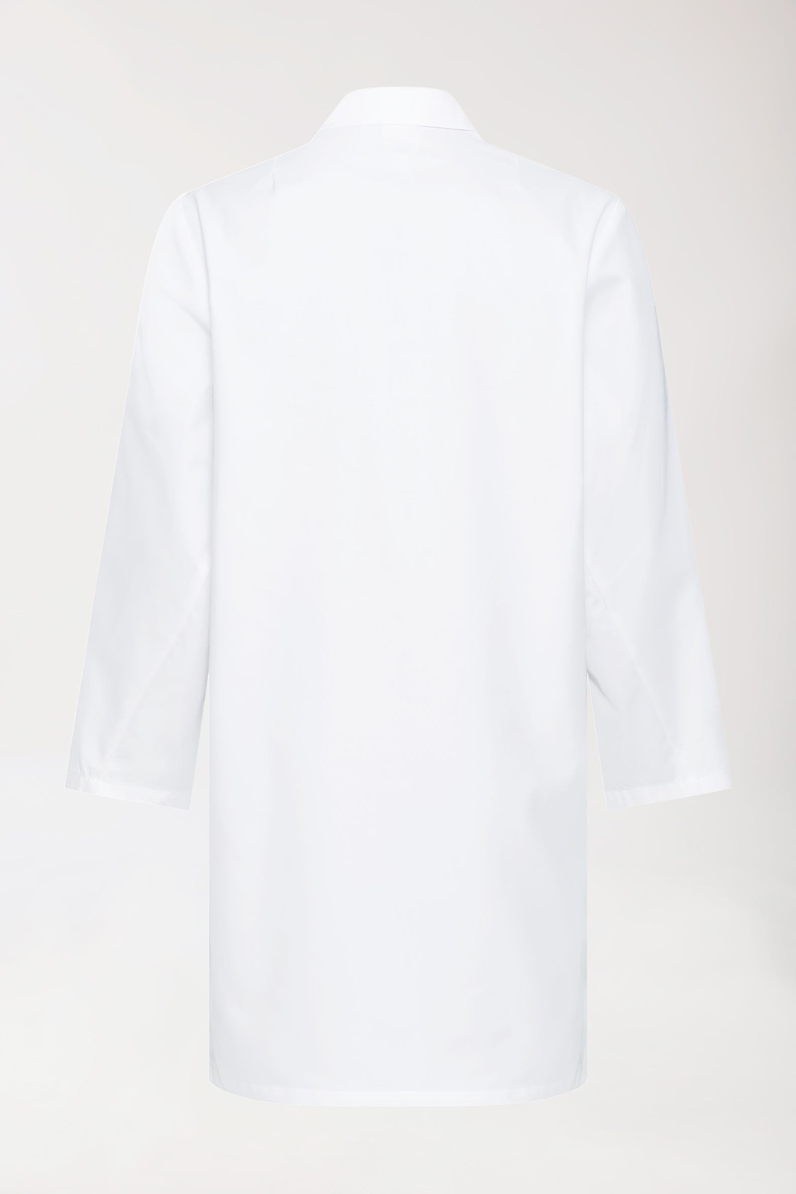 Mantel Herren - Reverskragen - durchgeknöpft weiß