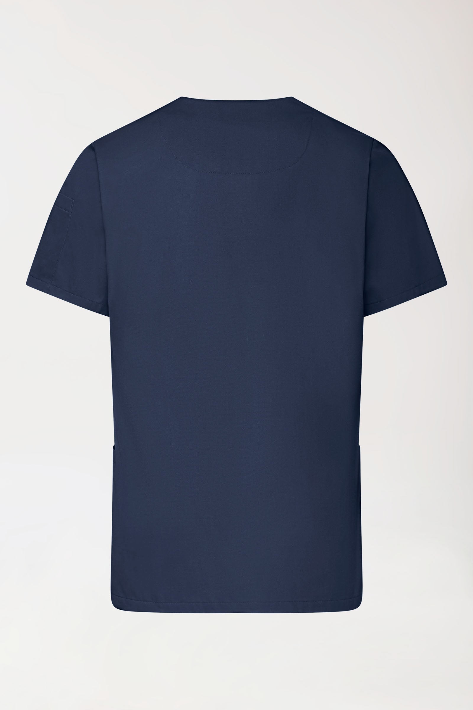 GREEN Stretch Schlupfkasack Herren - V-Ausschnitt navy, Rückansicht 