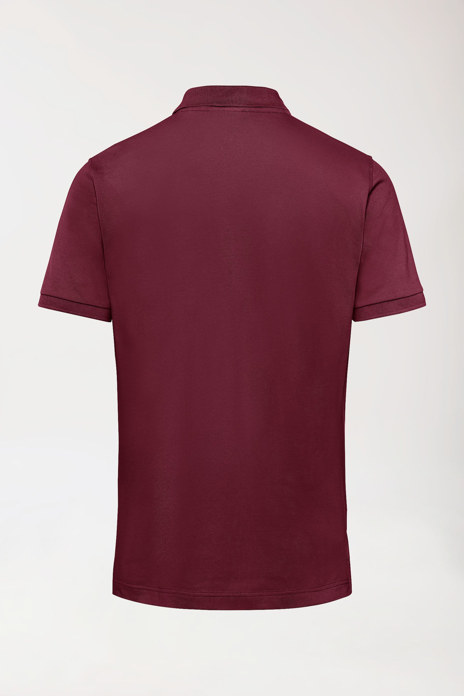 Stretch Shirt Herren - Polokragen bordeaux
