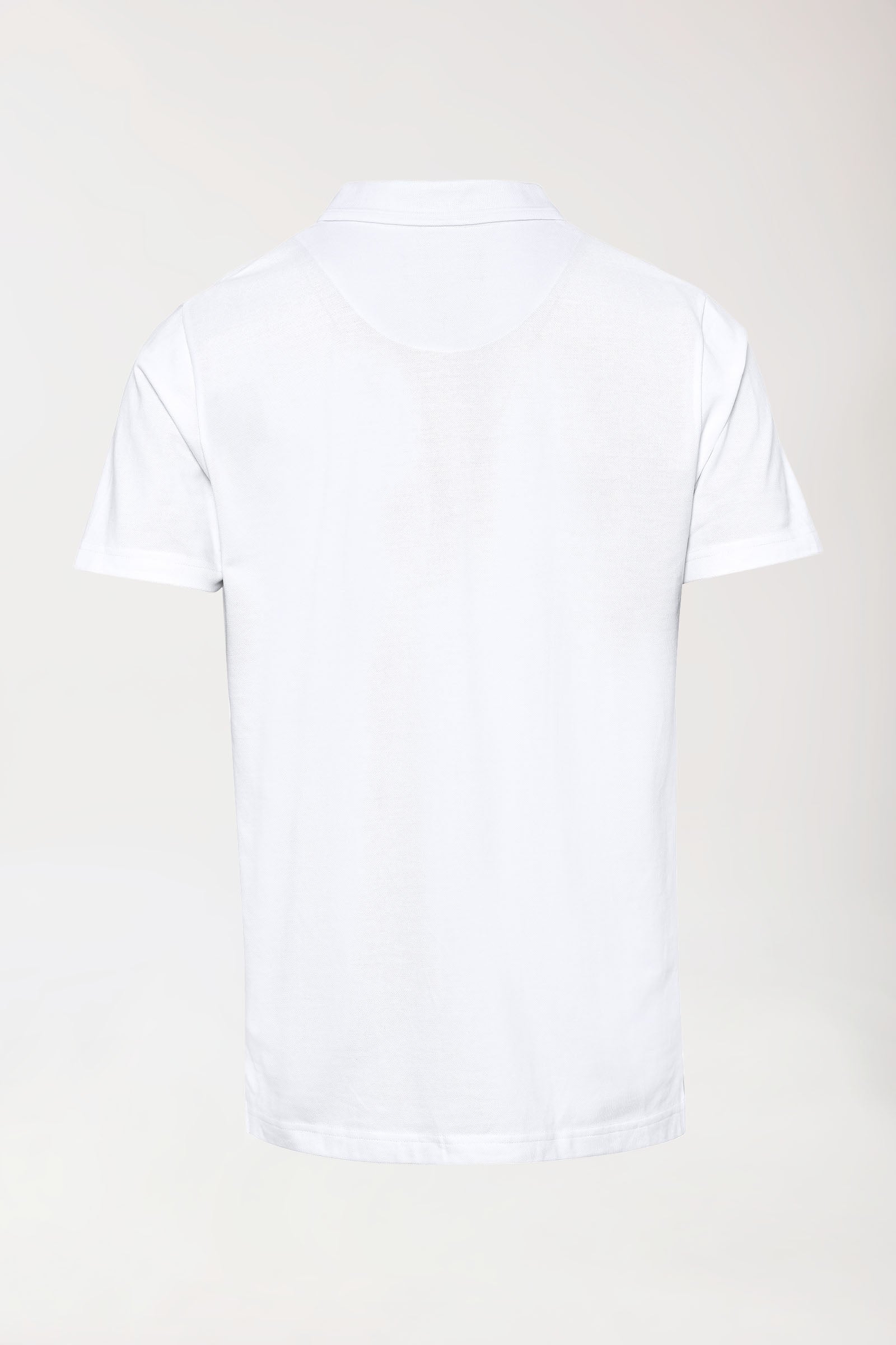 COMFY FLEX Stretch Shirt Herren - Polokragen weiß