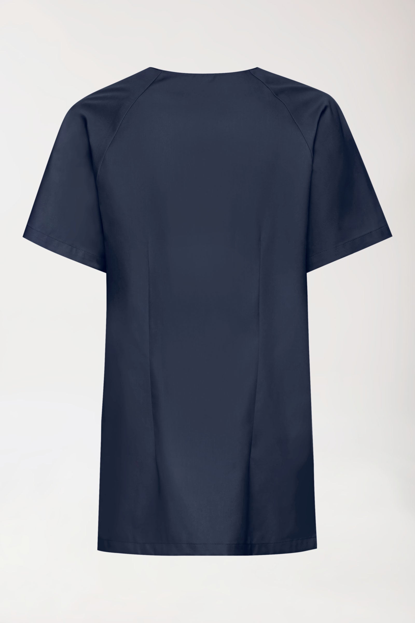 DER Kasack-Kasack Damen - durchgeknöpft navy, Rückansicht 