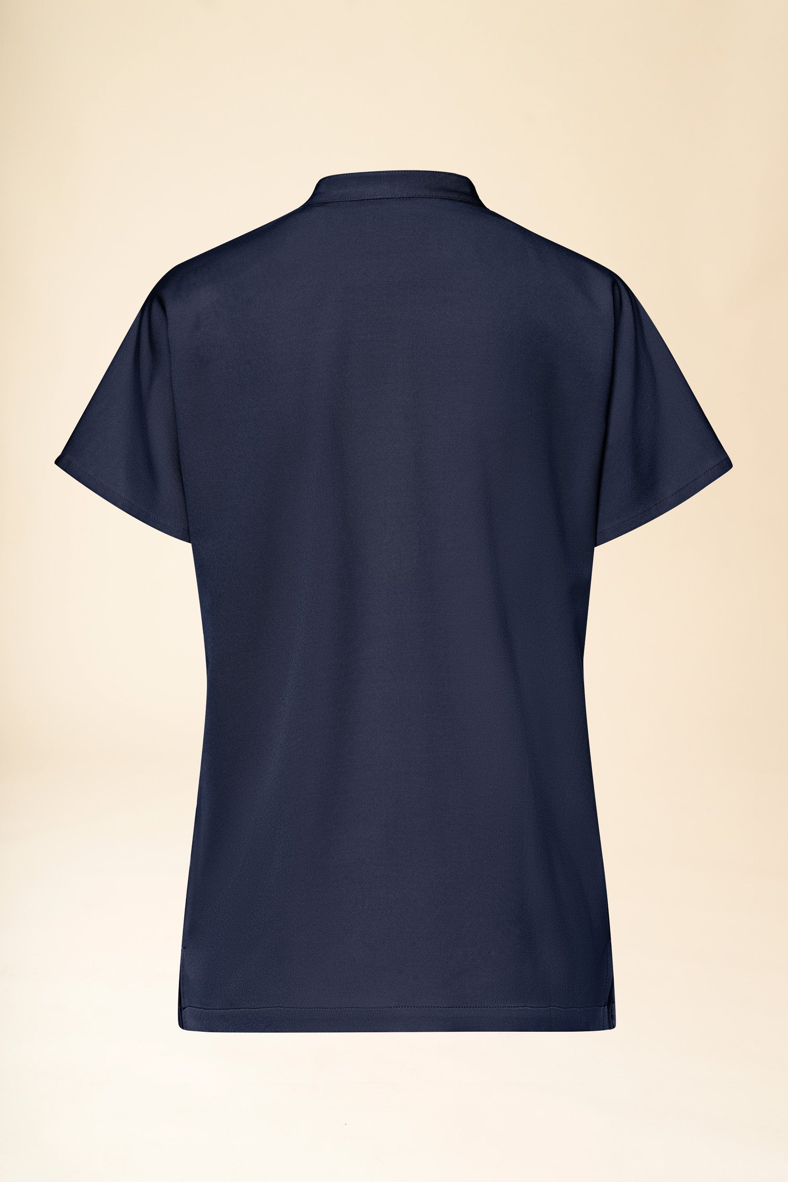 KAERE Schlupfkasack Damen - Stehkragen navy, Rückansicht 