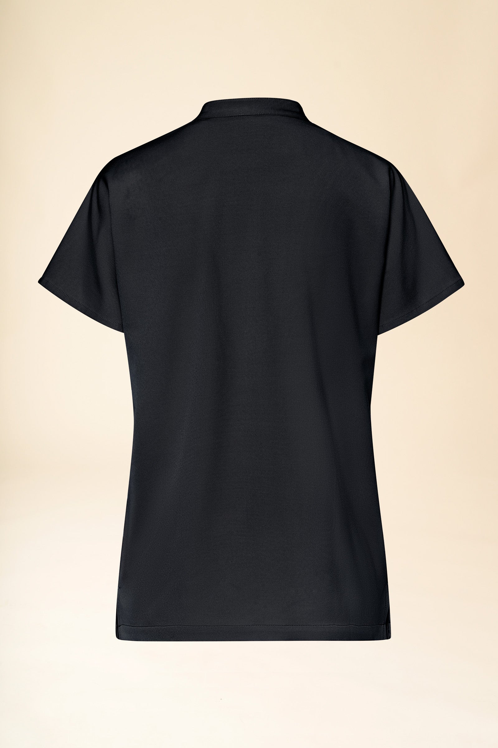 KAERE Schlupfkasack Damen - Stehkragen schwarz, Rückansicht 