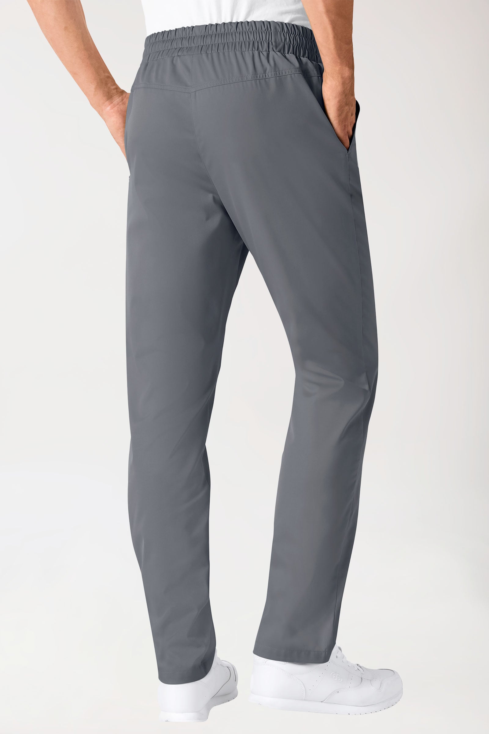 Hose Unisex - hoher Bund steingrau