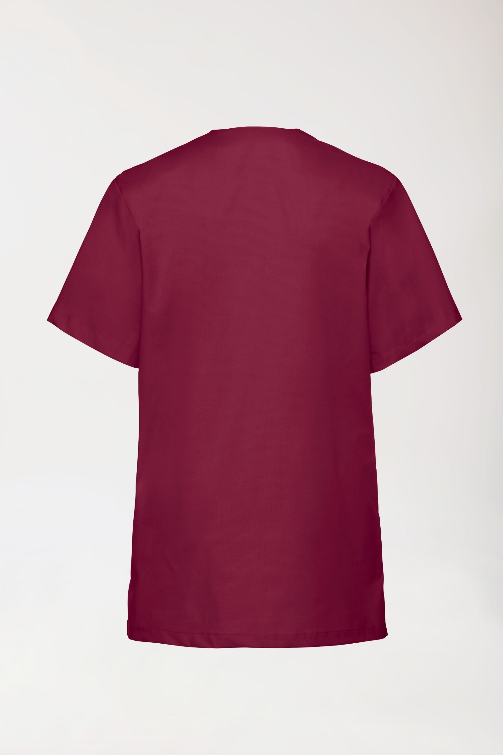 Stretch Schlupfkasack Unisex - V-Ausschnitt bordeaux