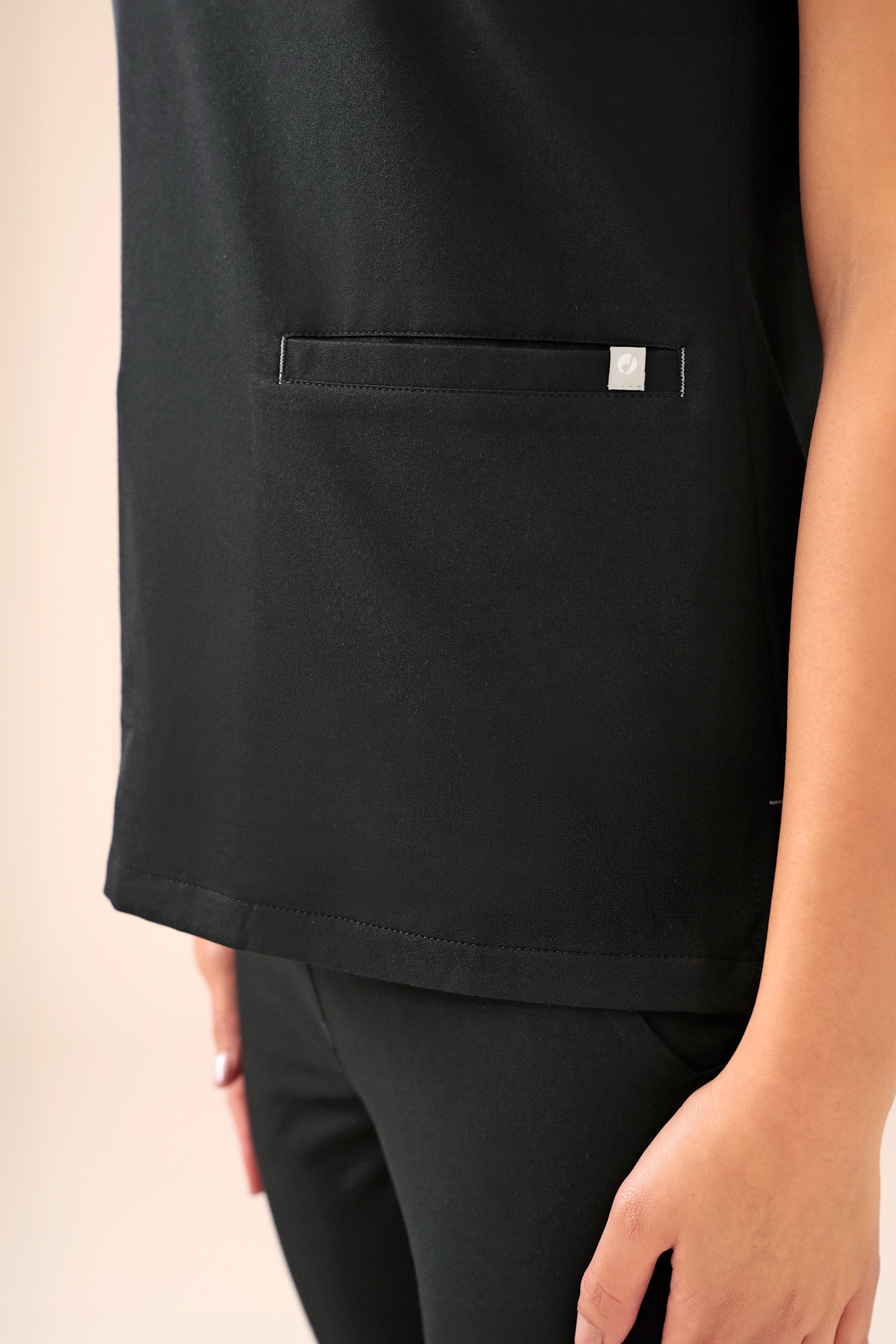 KAERE Schlupfkasack Damen - 3er Pack - V-Ausschnitt schwarz