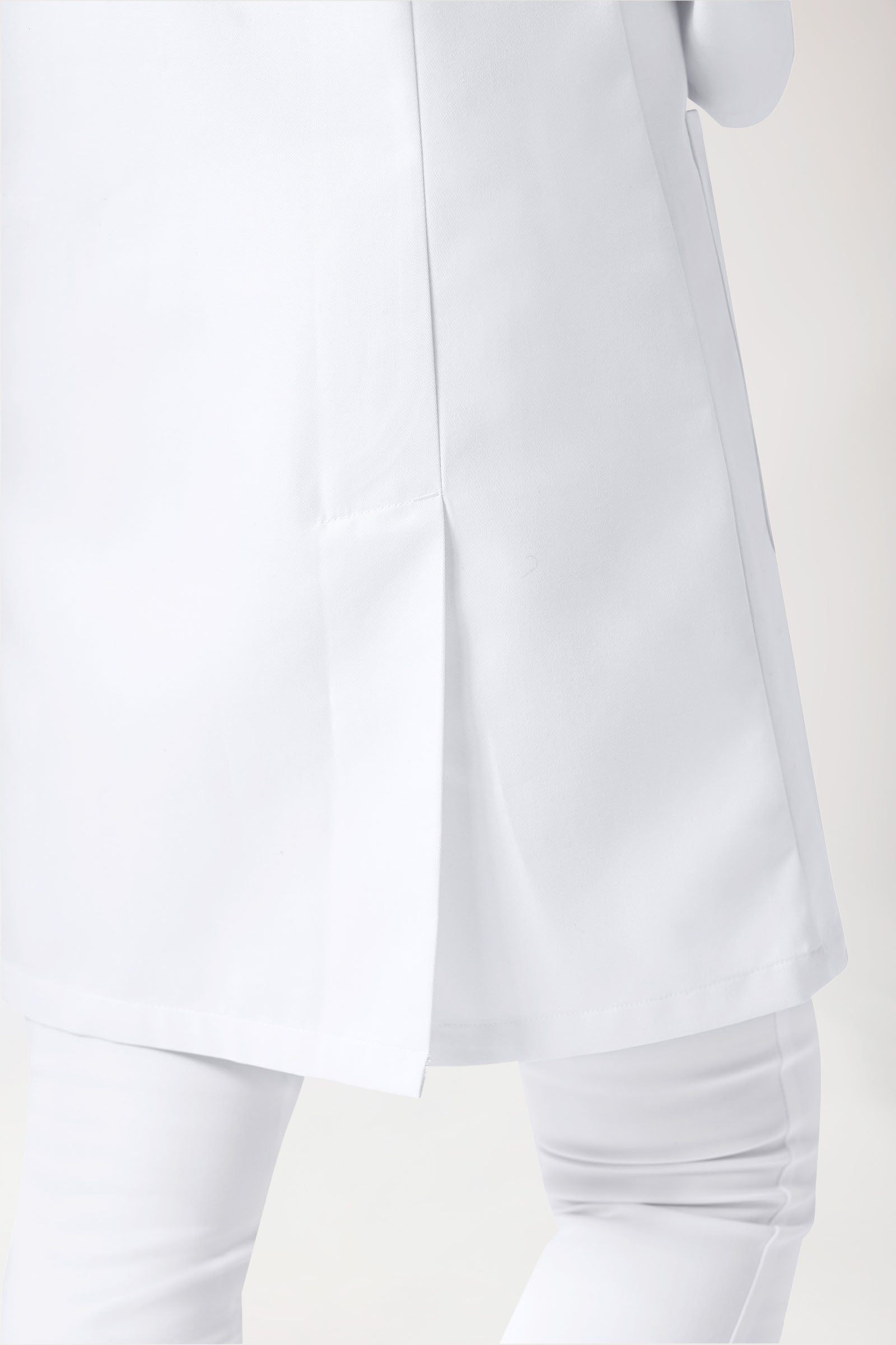 Mantel Damen - Reverskragen weiß