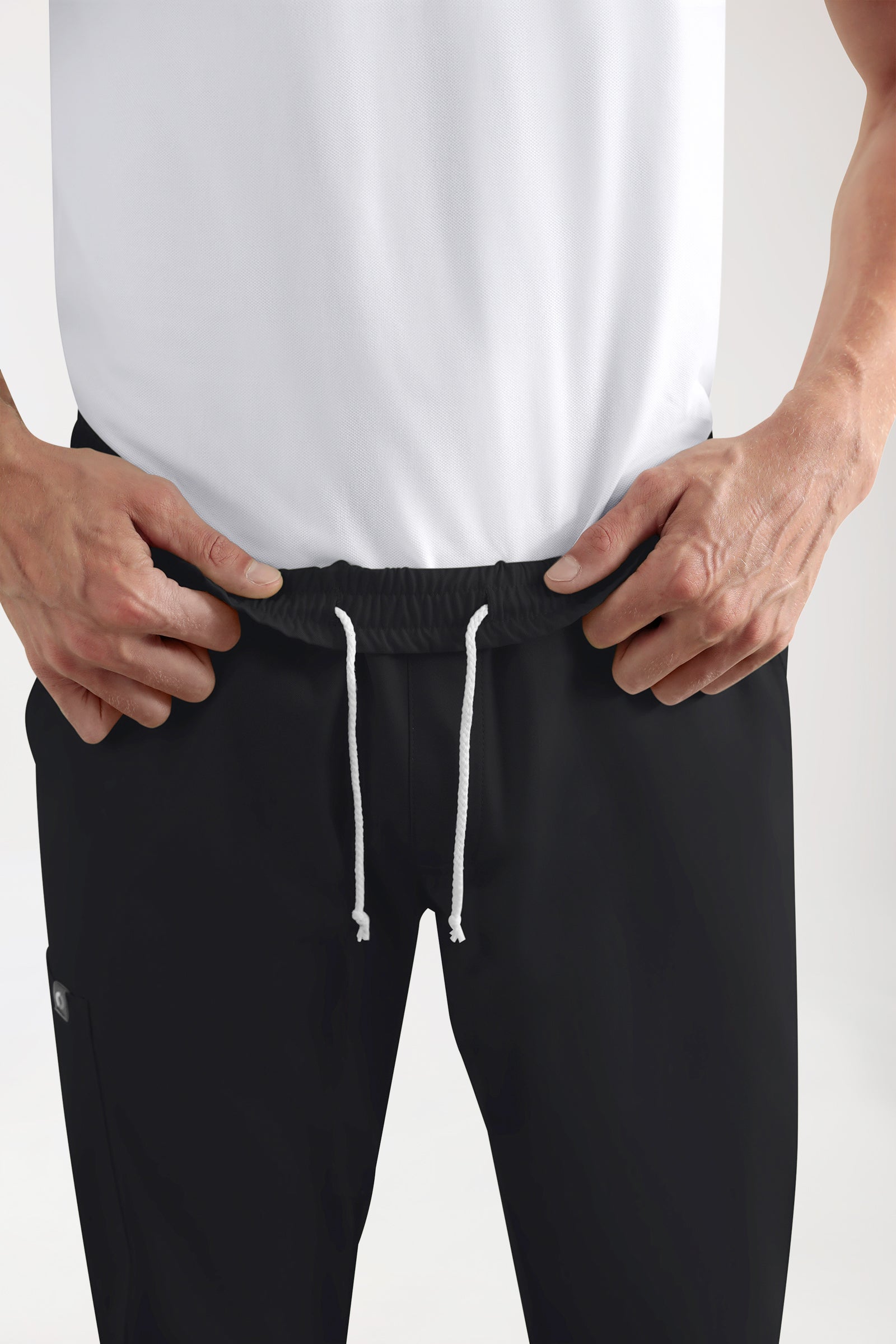 CORE Cargohose Herren - Jogpants Style schwarz