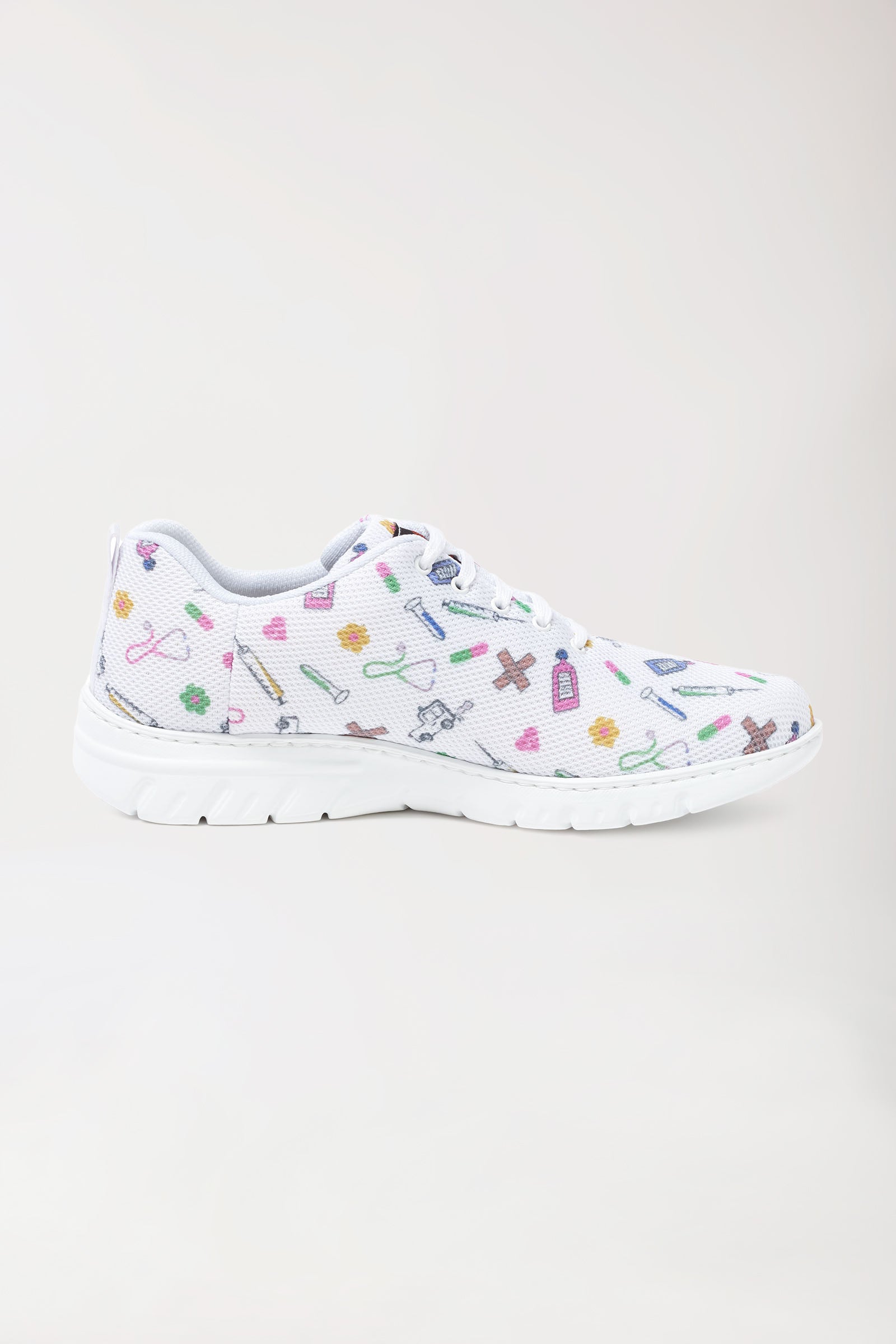 Unisex Berufsschuh weiß/bunt