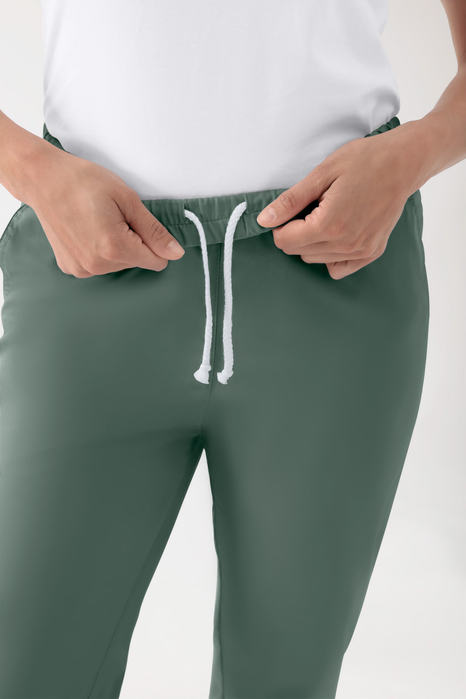 CORE Hose Unisex - hoher Bund dunkelgrün