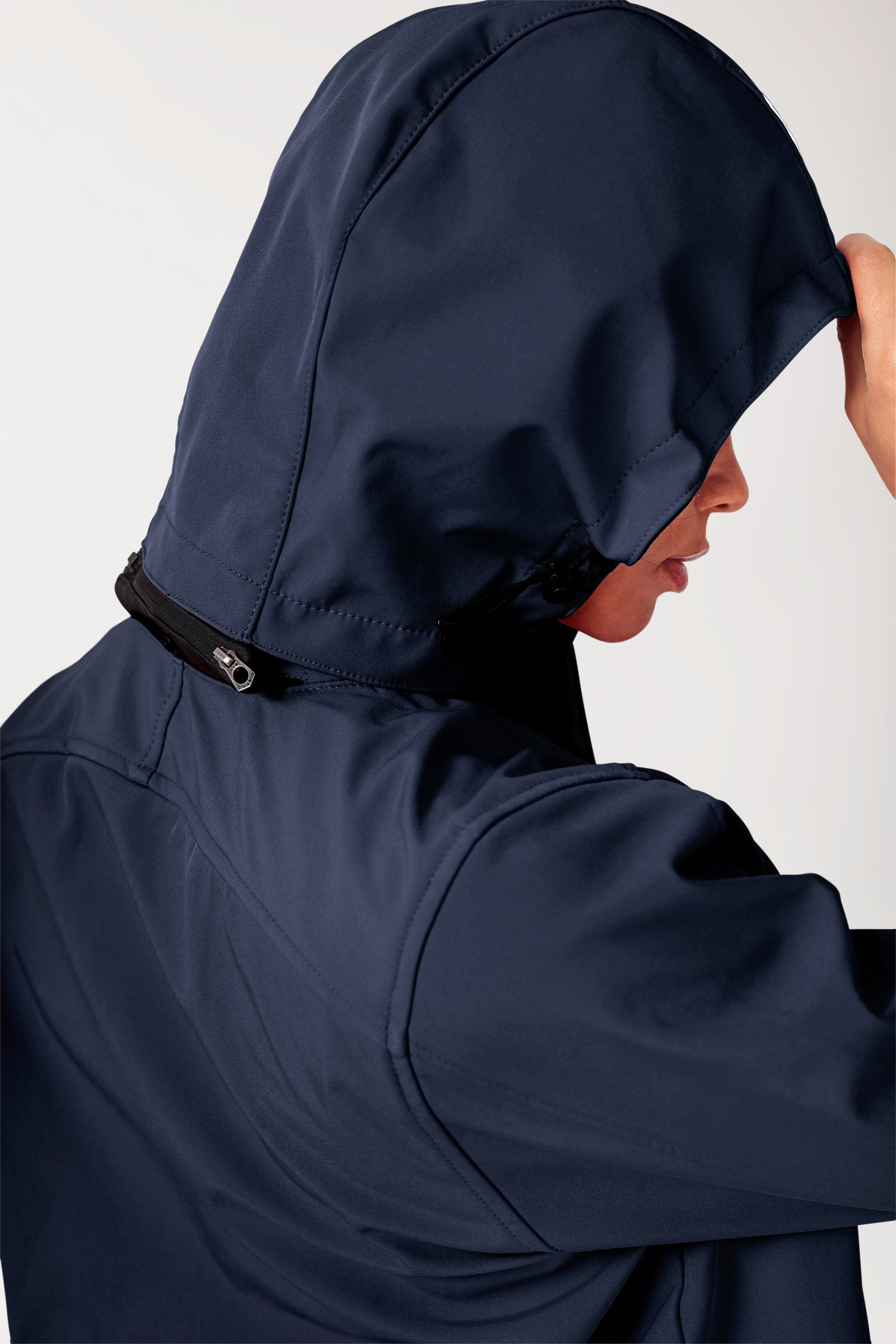 Softshell Jacken Unisex - mit Kapuze navy