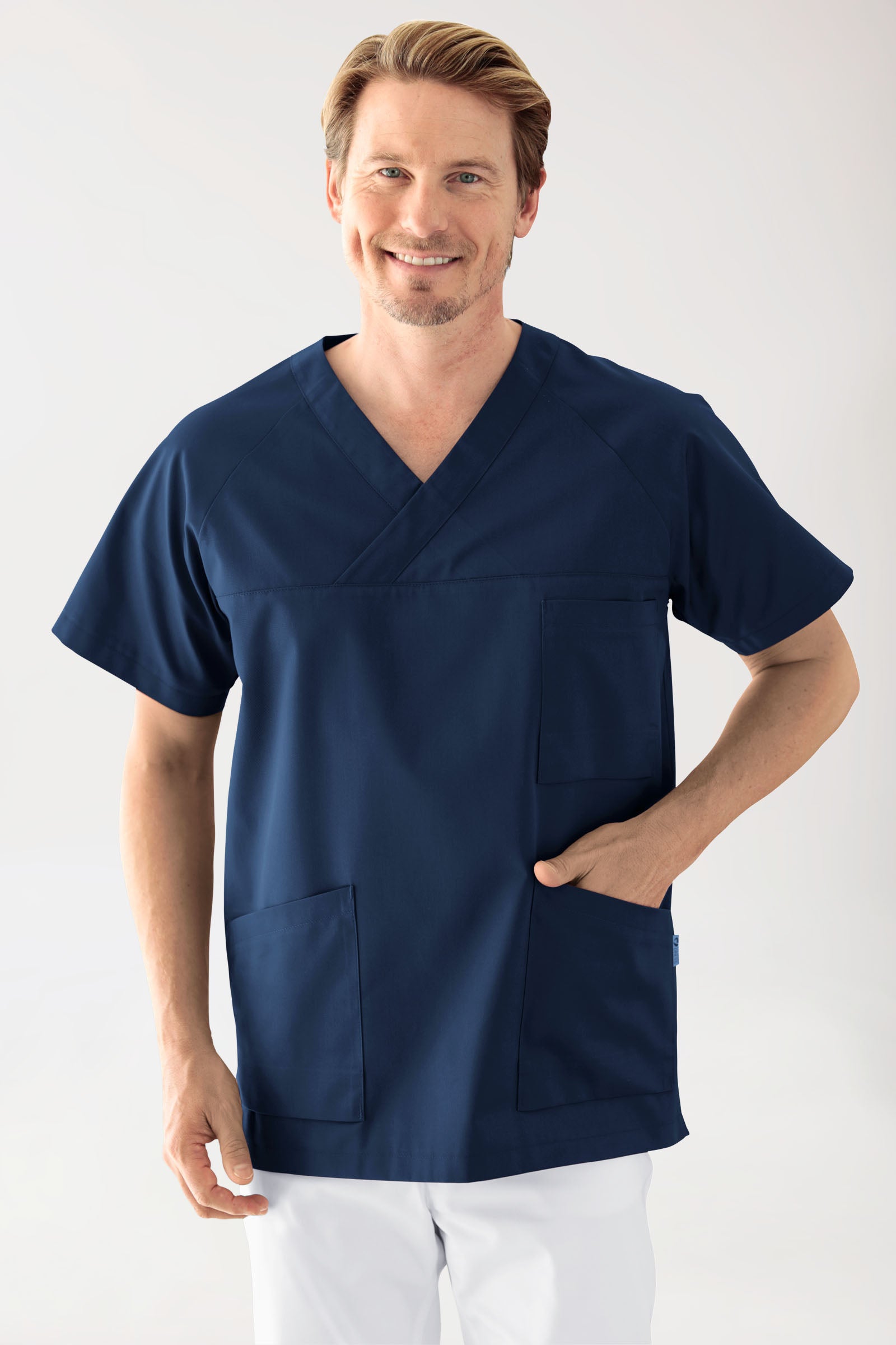 CORE Schlupfkasack Herren - V-Ausschnitt navy