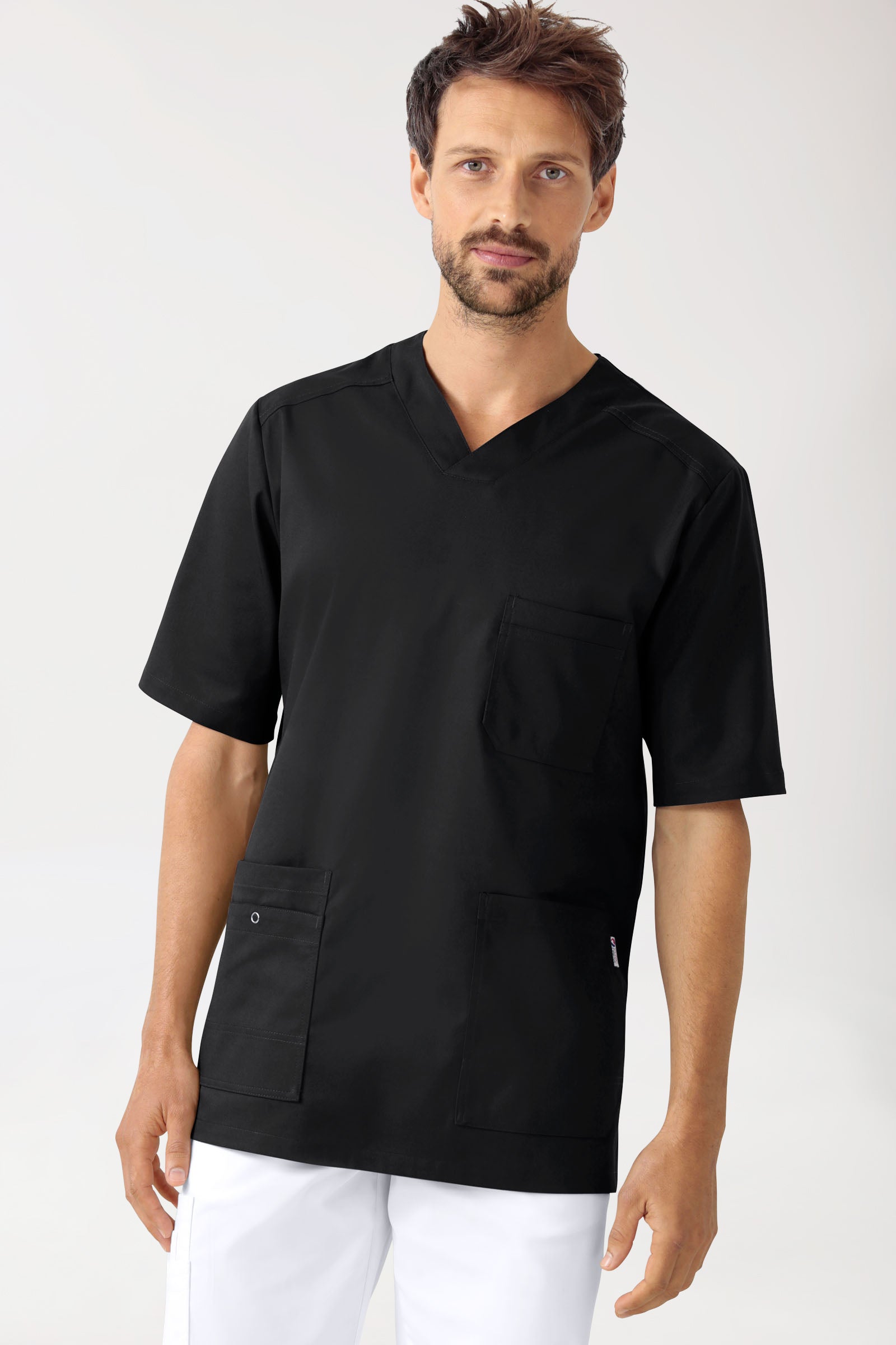 CLINIC STRETCH Schlupfkasack Herren schwarz