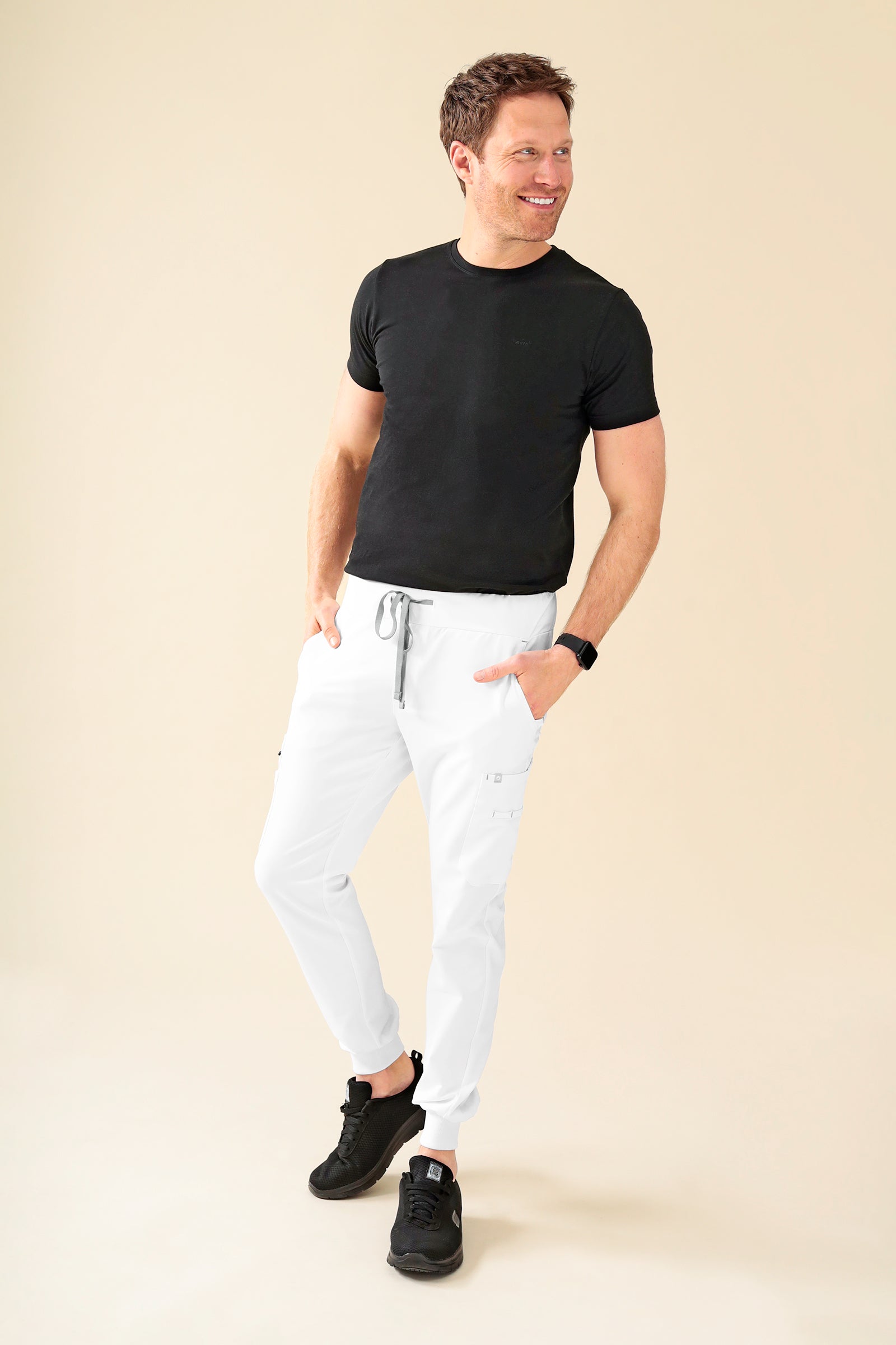 KAERE Shirt Herren - Kurzarm schwarz