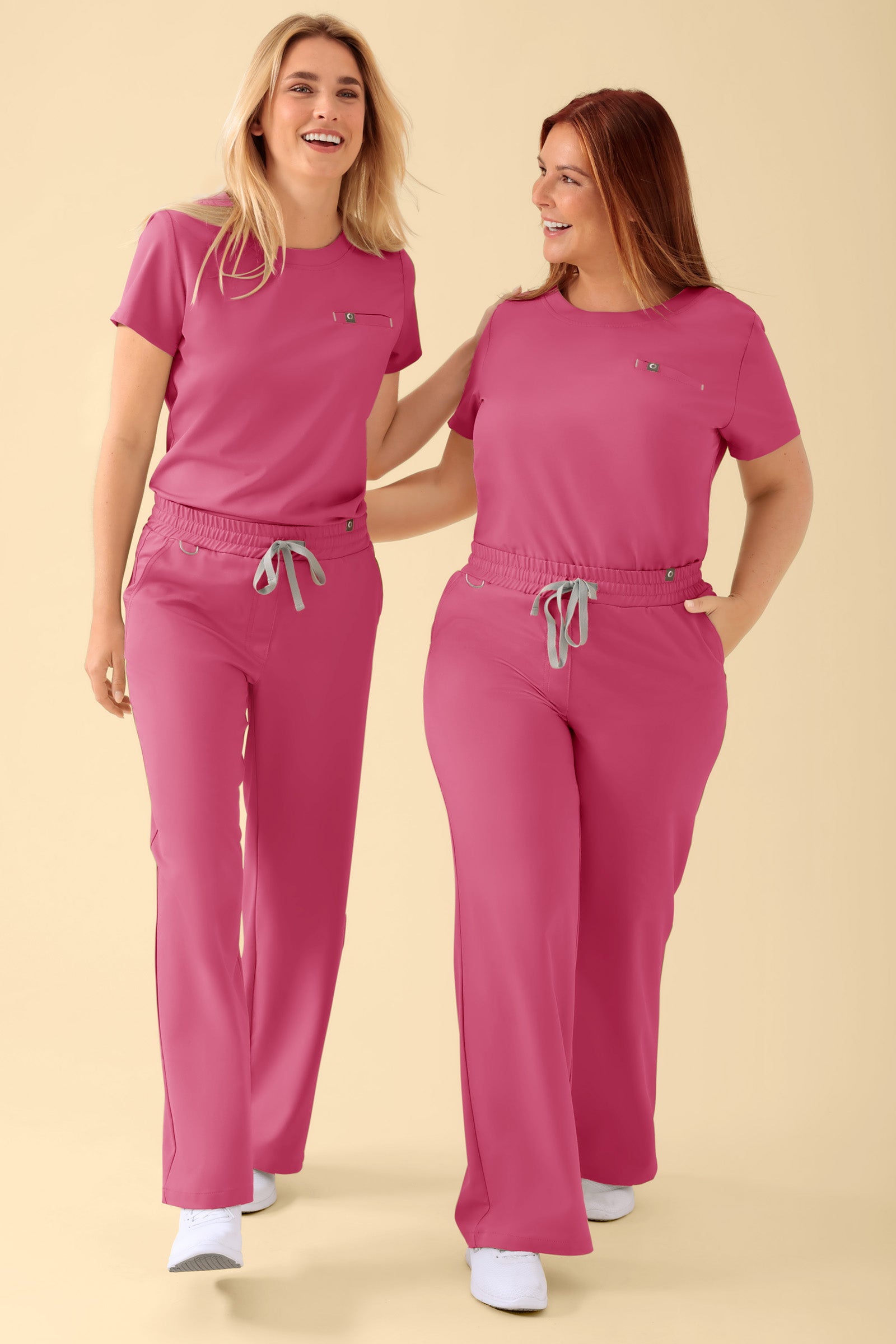 KAERE Hose Damen - weites Bein rosenholz, Vorderansicht 