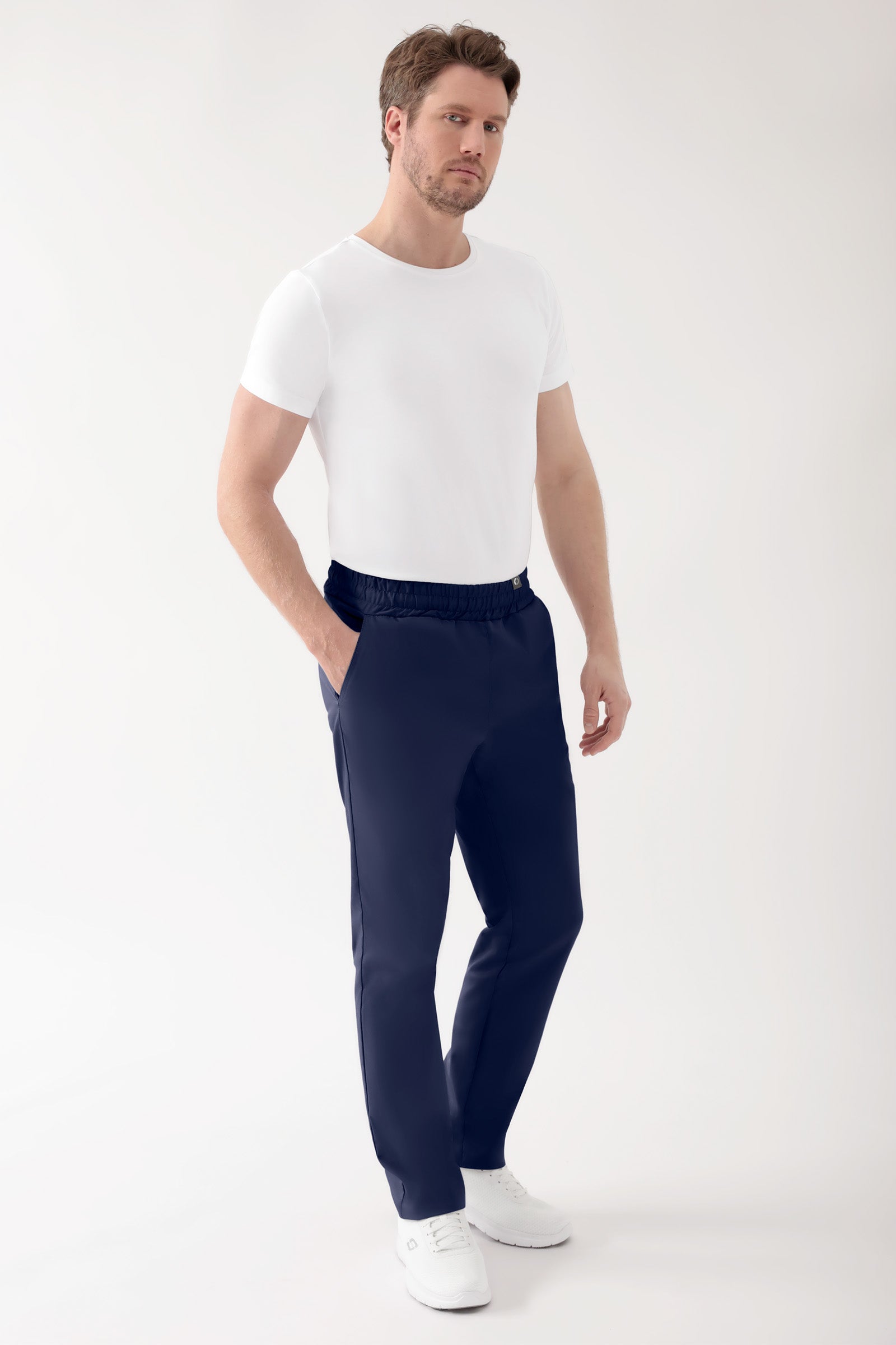 CORE Hose Unisex - hoher Bund navy, Vorderansicht 