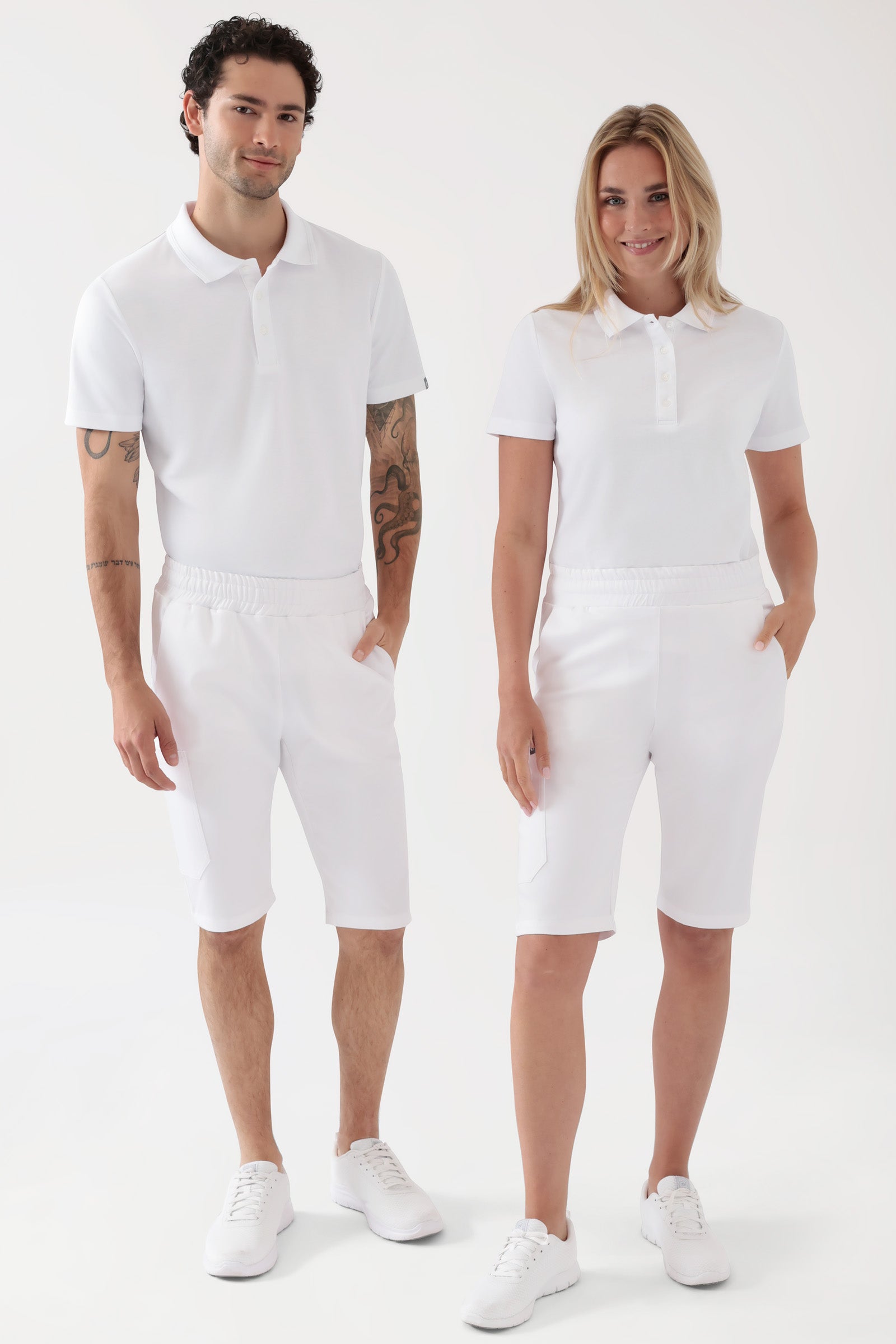 COMFY FLEX Stretch Hose Unisex - Bermuda weiß