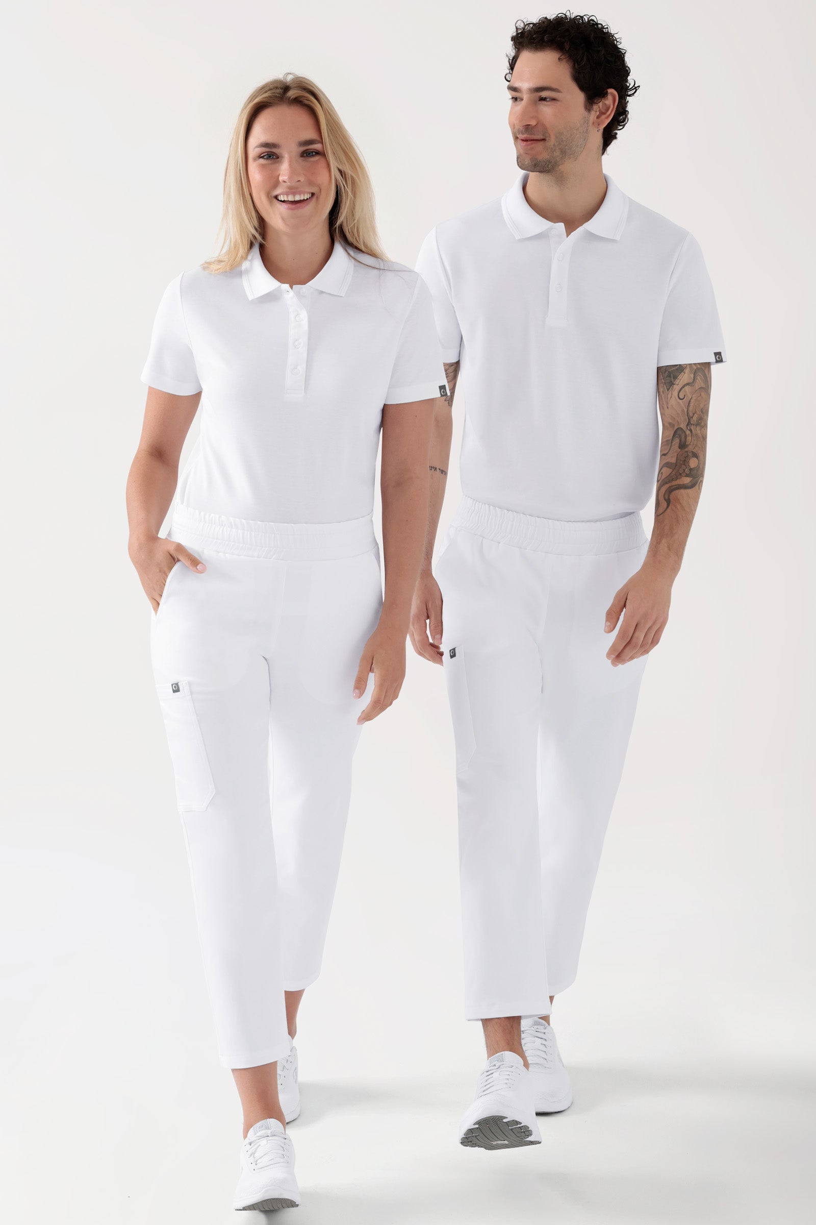COMFY FLEX Stretch Hose Unisex - 7/8 Länge weiß