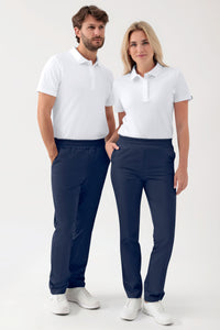 GREEN Stretch Hose Unisex - Rundumgummibund navy
