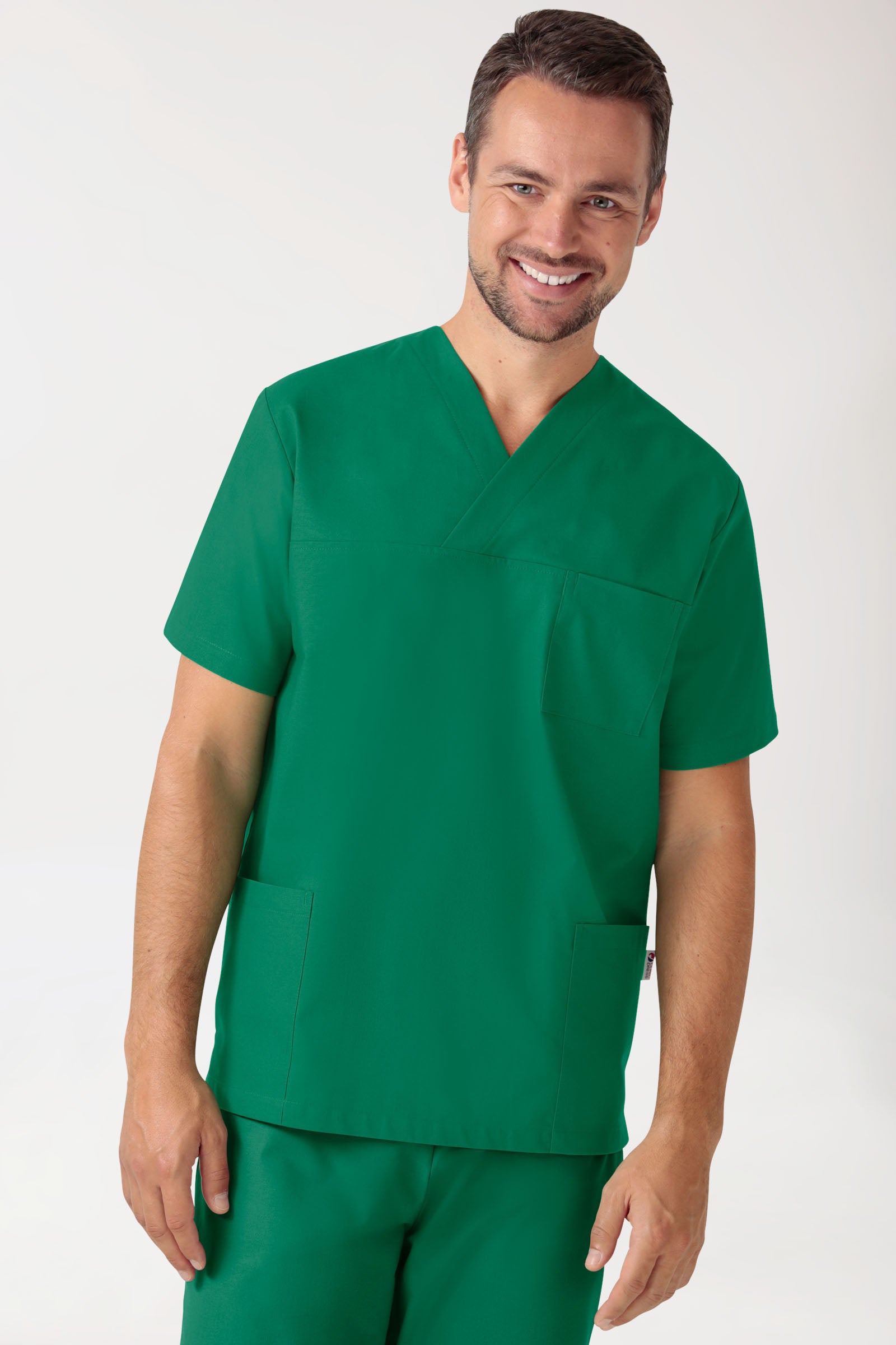 Baumwolle Schlupfkasack Unisex - Doppelpack grün