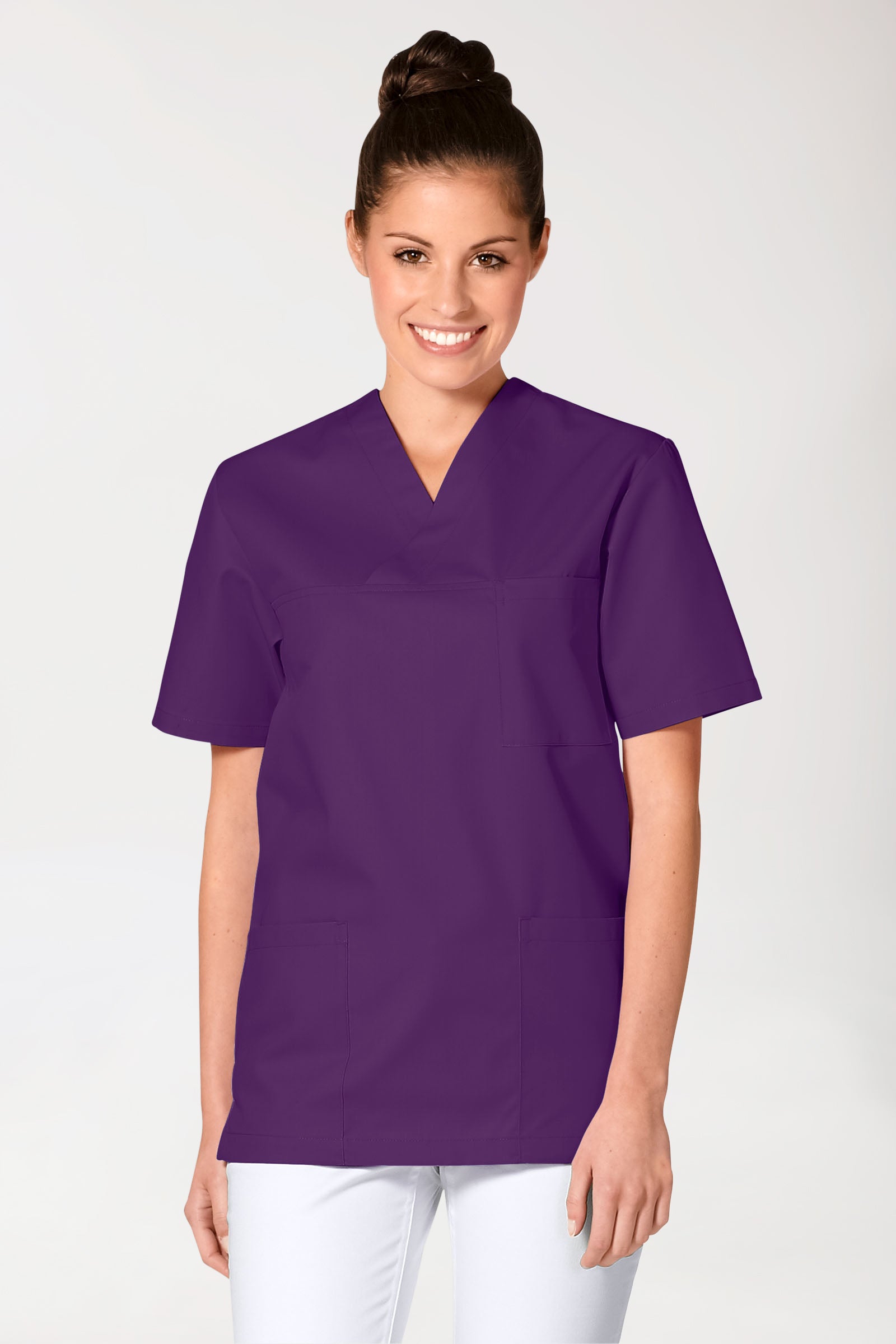 JUST STRONG Schlupfkasack Unisex - V-Ausschnitt lila