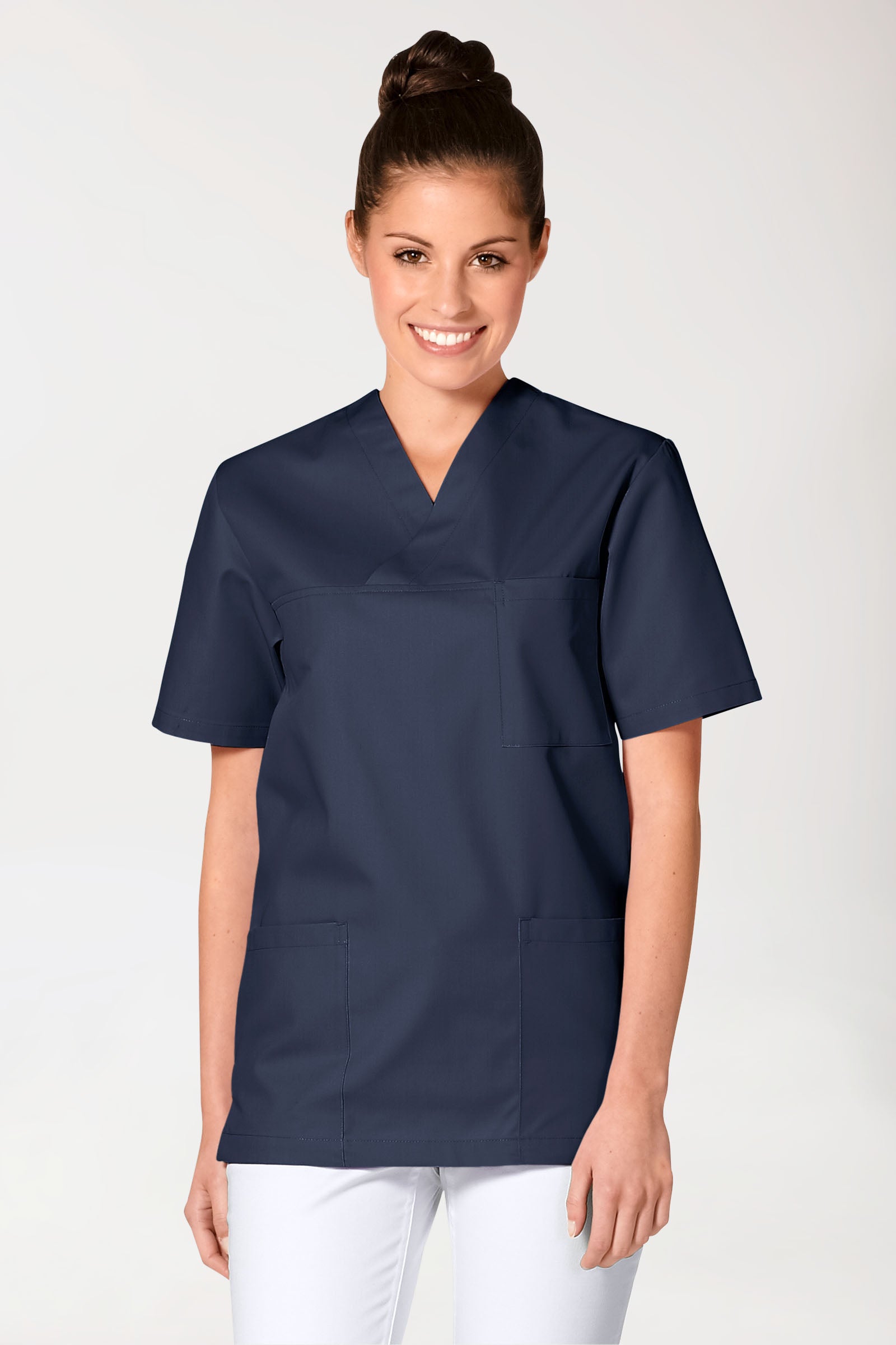 JUST STRONG Schlupfkasack Unisex - V-Ausschnitt navy