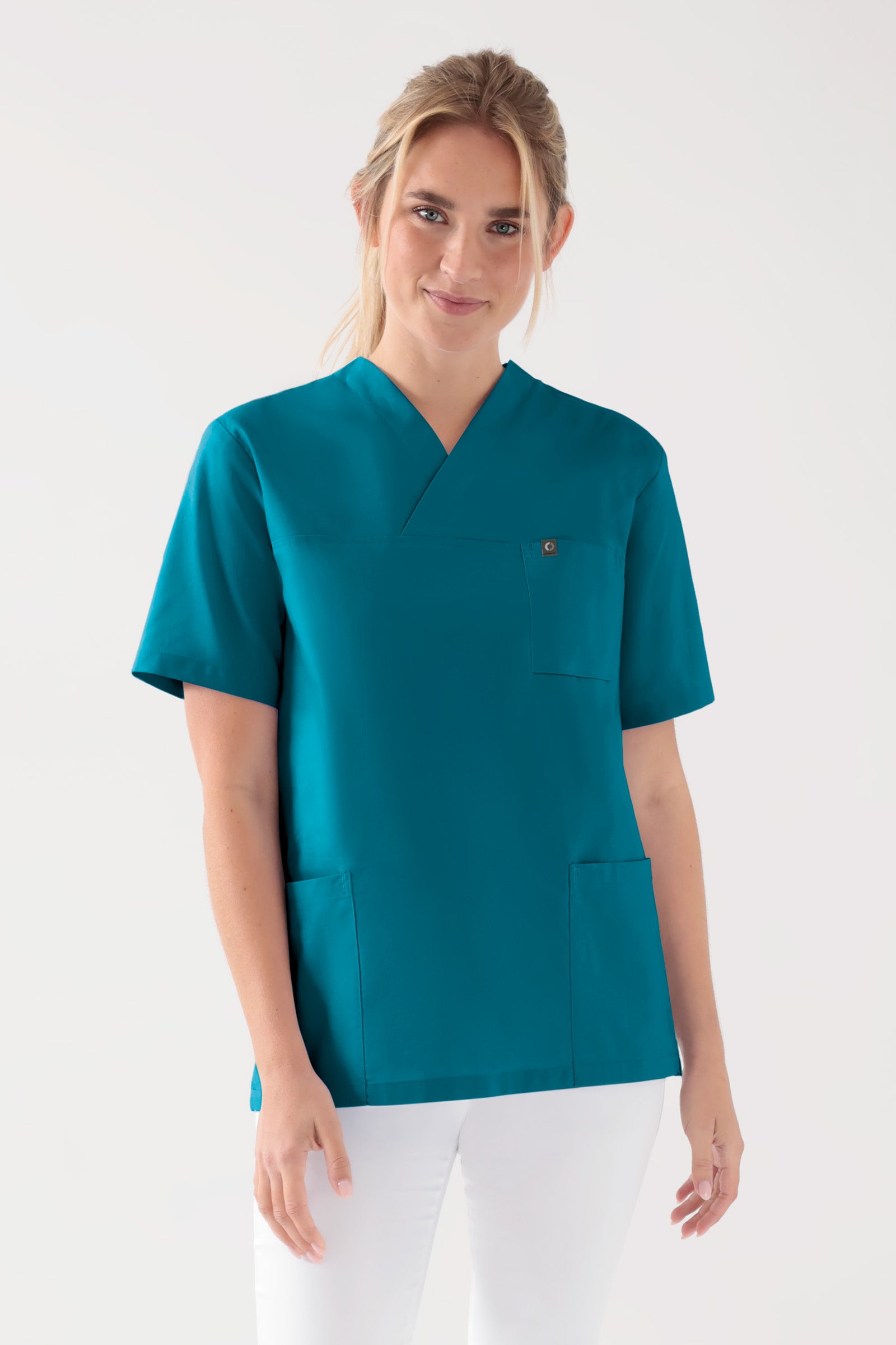 Baumwolle Schlupfkasack Unisex - Doppelpack petrol