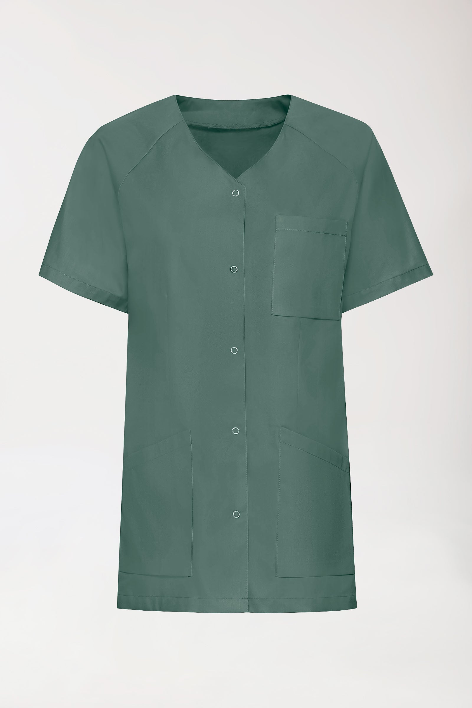 CORE Kasack Damen - durchgeknöpft dunkelgrün