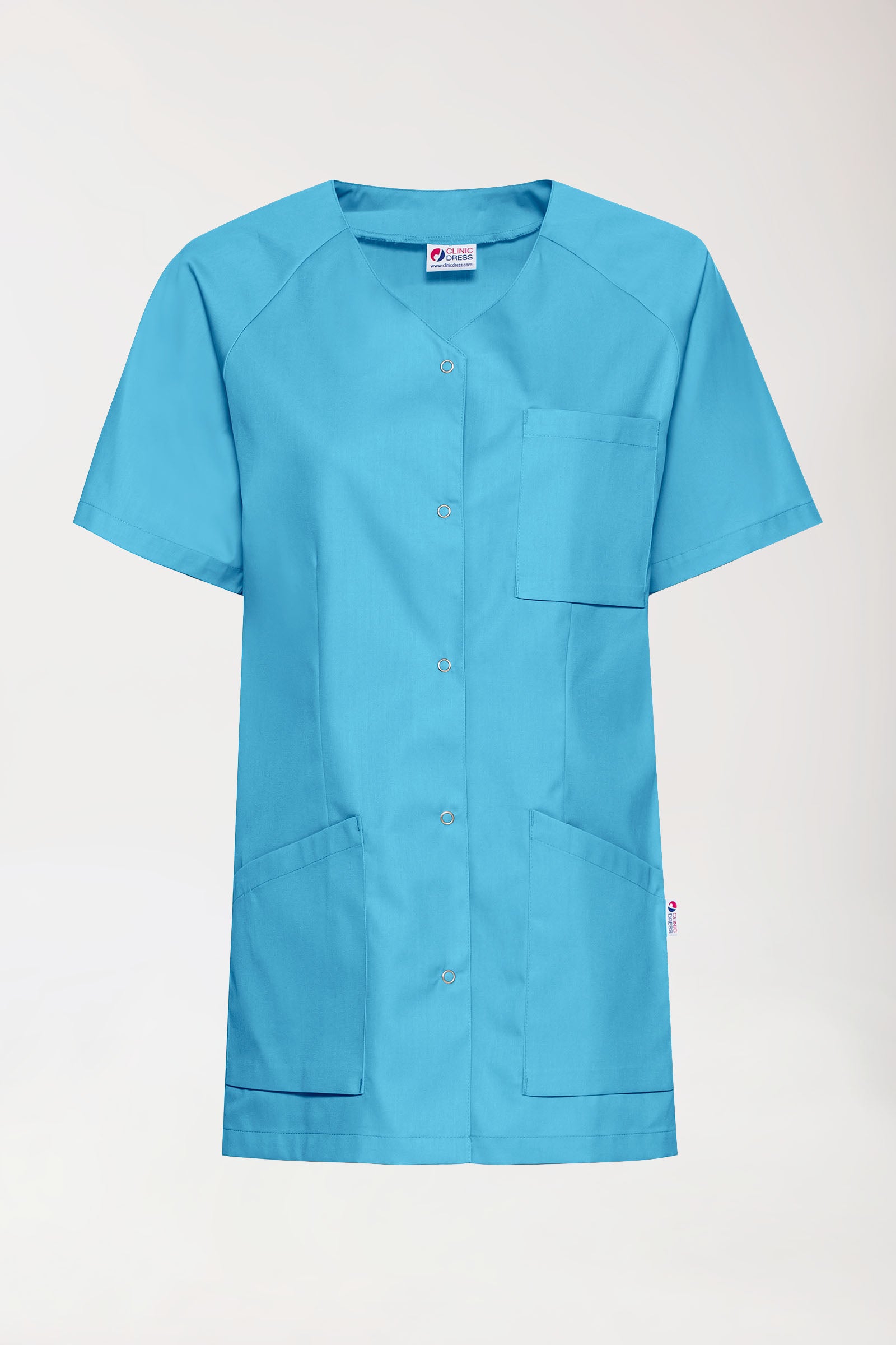 CORE Kasack Damen - durchgeknöpft türkis