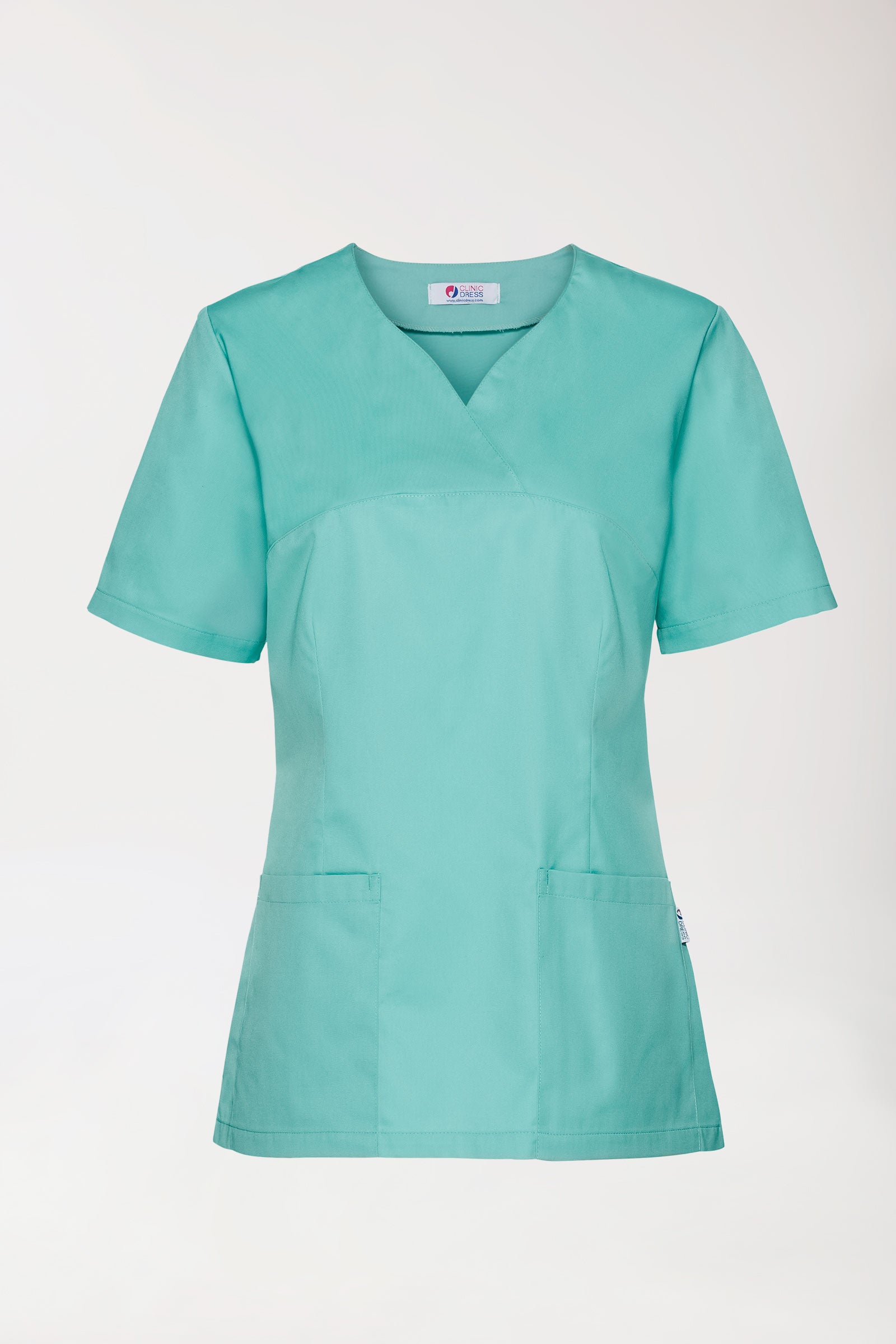 CORE Schlupfkasack Damen - Herzausschnitt aqua green