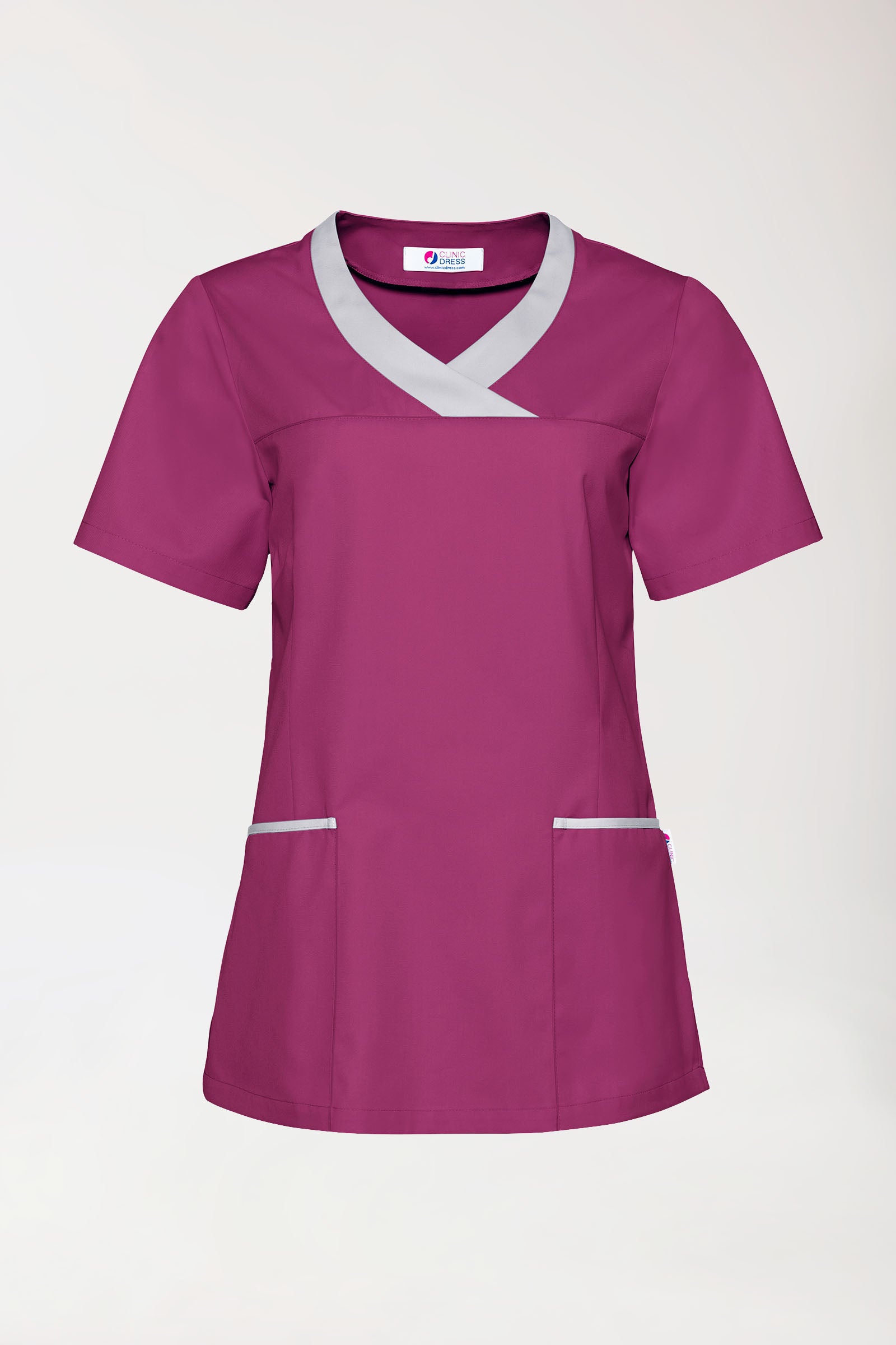 CORE Schlupfkasack Damen berry/grau