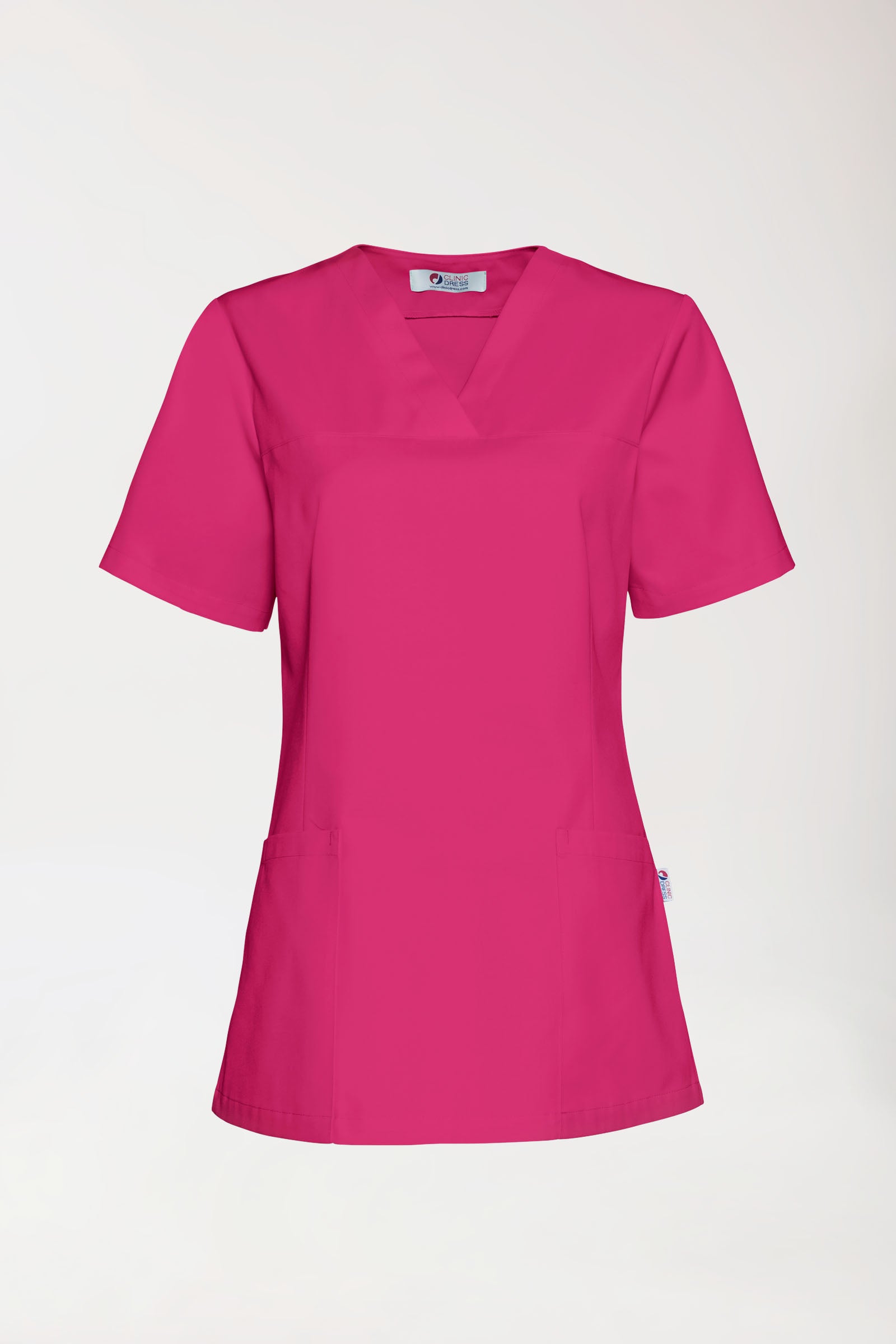 JUST STRONG Schlupfkasack Damen - V-Ausschnitt pink