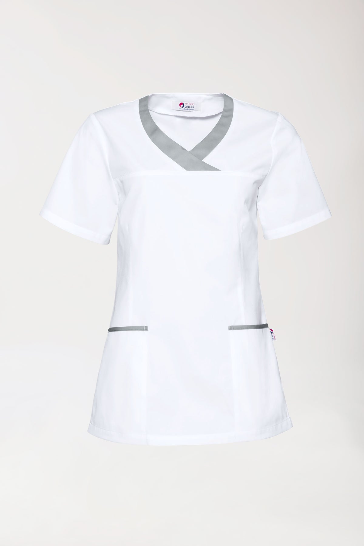 CORE Schlupfkasack Damen weiß/grau