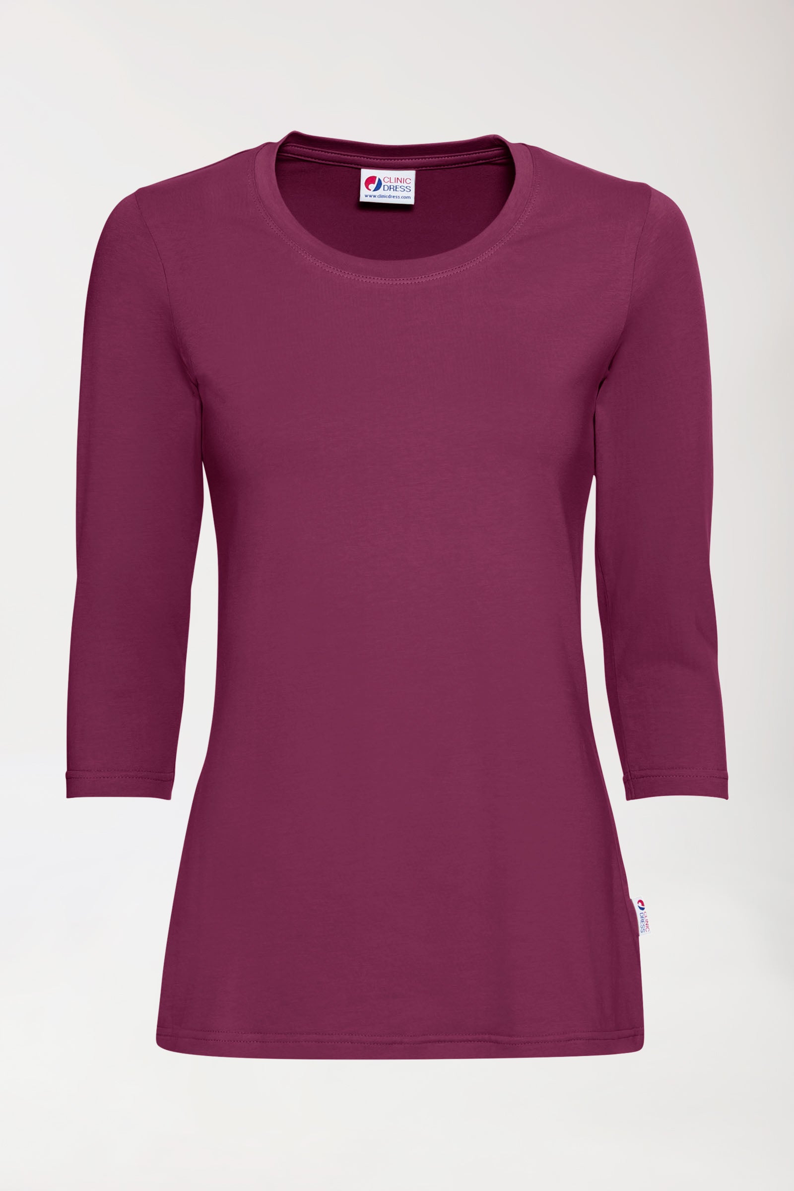 CORE Shirt Damen - 3/4 Arm berry